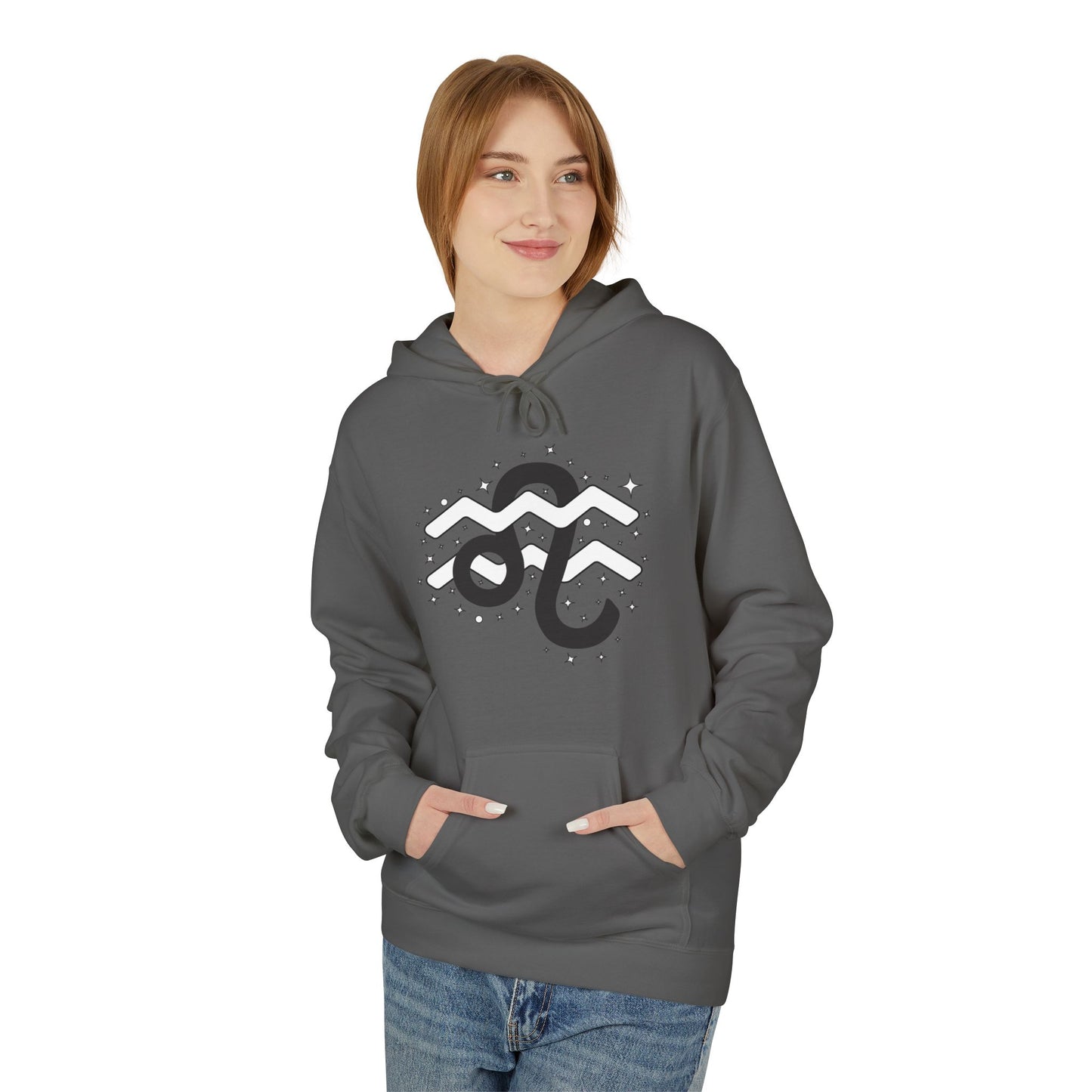 Astrology Zodiac Pairing Hoodie - Leo and Aquarius Love Description