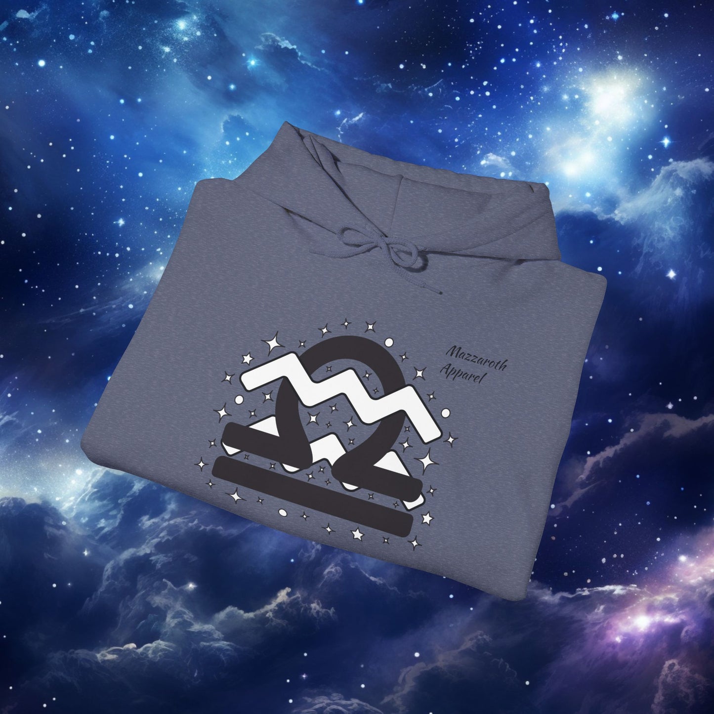 Astrology Zodiac Hoodie - Libra and Aquarius Love Description