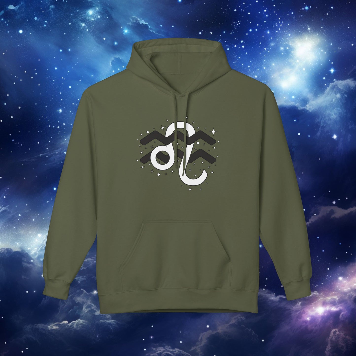 Astrology Zodiac Pairing Hoodie - Aquarius and Leo Love Description