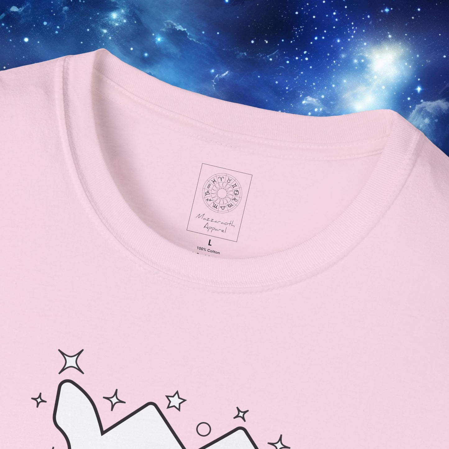 Astrology Zodiac Unisex Softstyle T-Shirt Leo and Scorpio With Love Description On Back