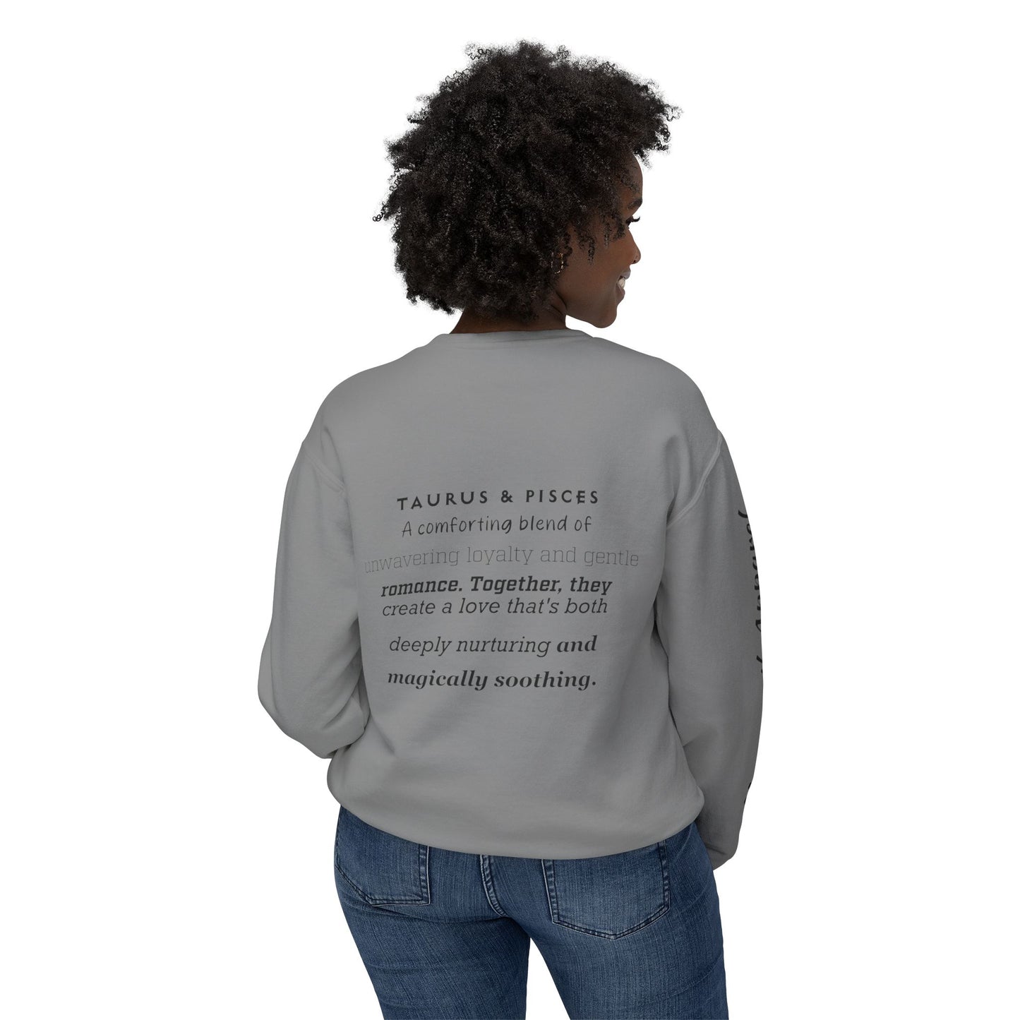 Astrology Unisex Sweatshirt - Taurus/Pisces Love Symbols