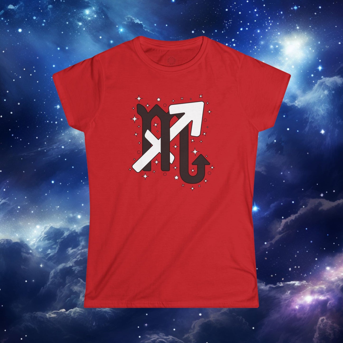 Astrology Zodiac Women's Softstyle Tee Scorpio and Sagittarius with Love Description