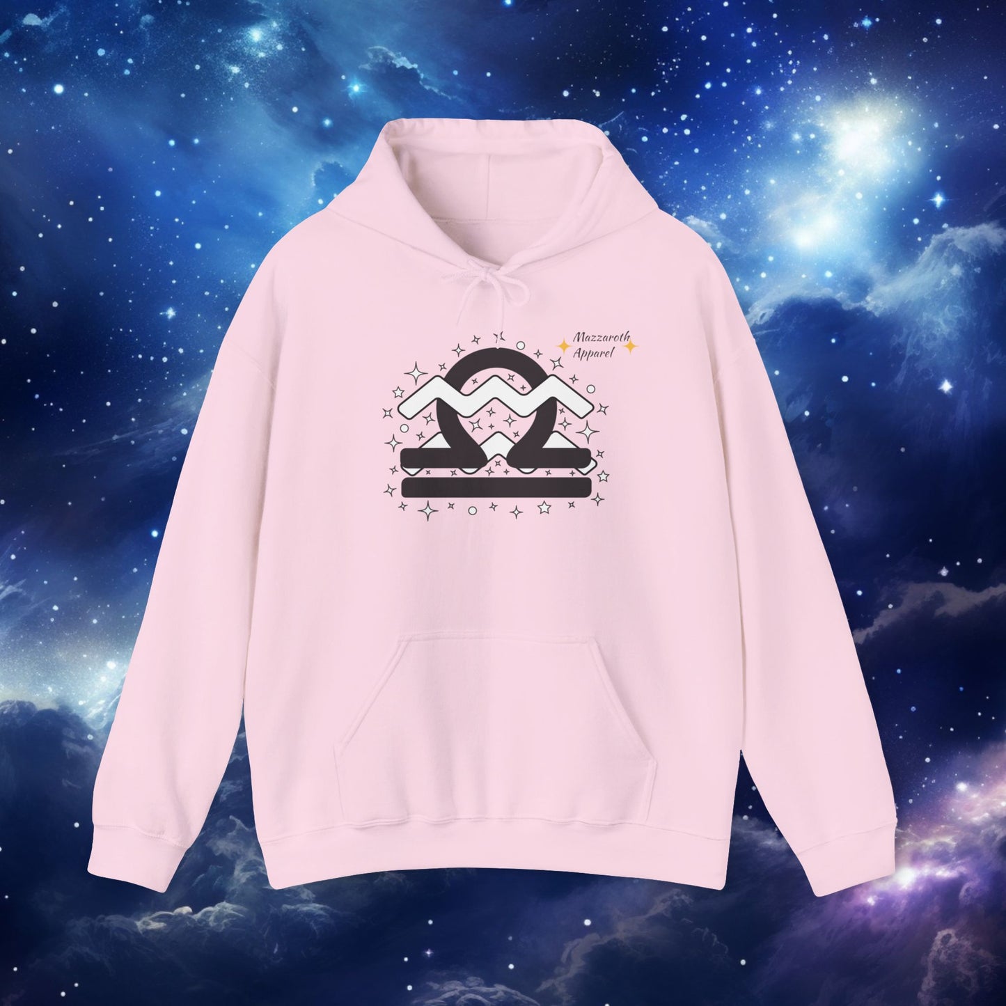 Astrology Zodiac Paring Unisex Hoodie Sweatshirt - Libra Aquarius 2