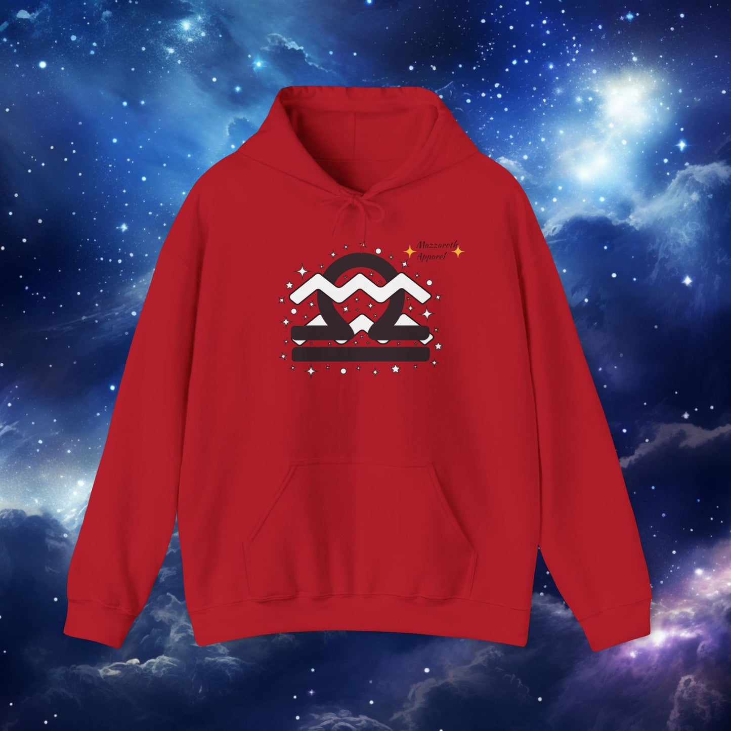 Astrology Zodiac Paring Unisex Hoodie Sweatshirt - Libra Aquarius 2