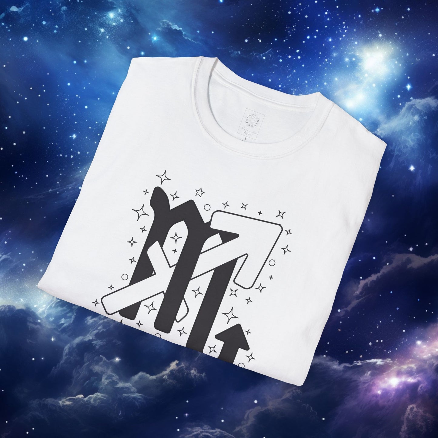 Astrology Zodiac Unisex Softstyle T-Shirt Scorpio and Sagittarius with Love Description