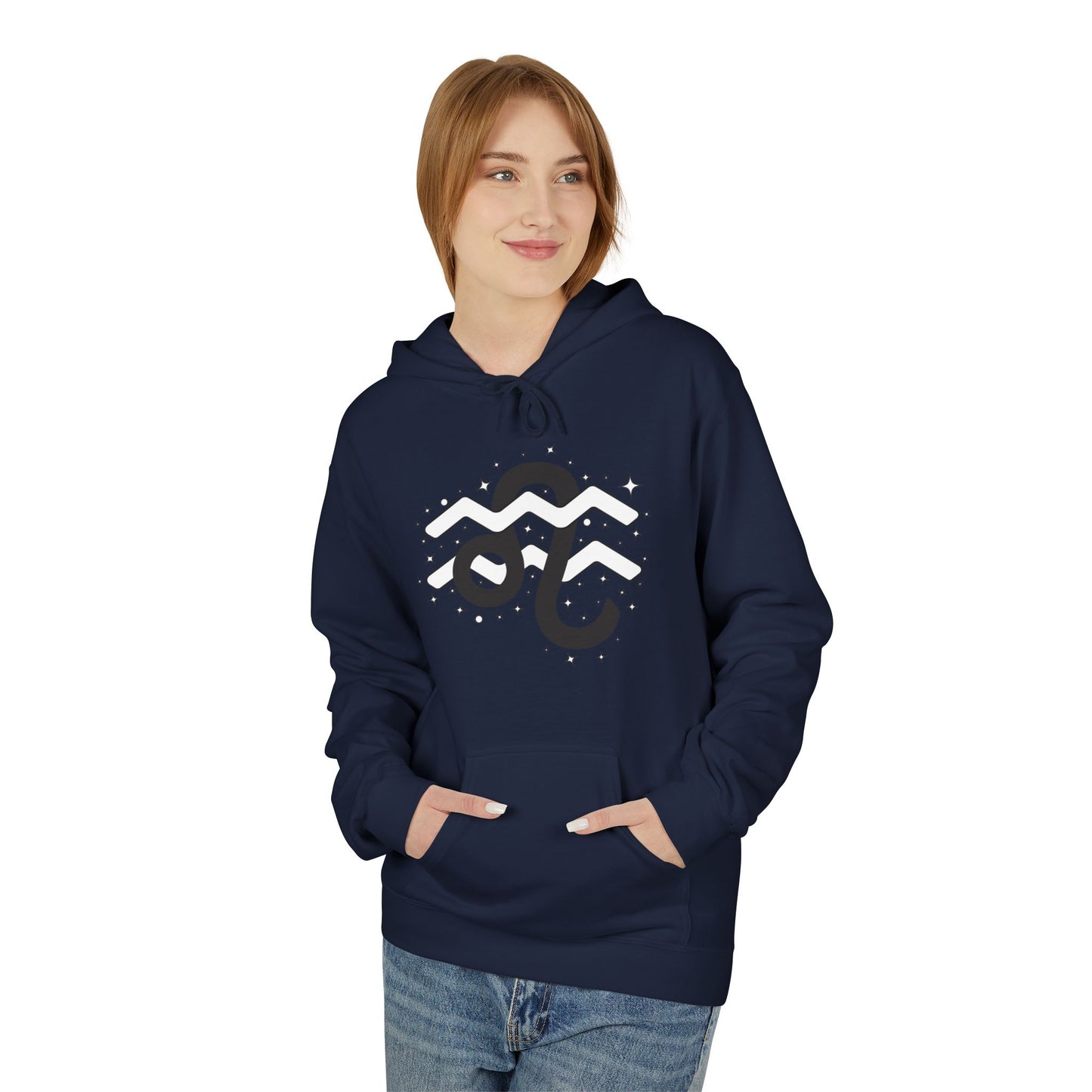Astrology Zodiac Pairing Hoodie - Leo and Aquarius Love Description