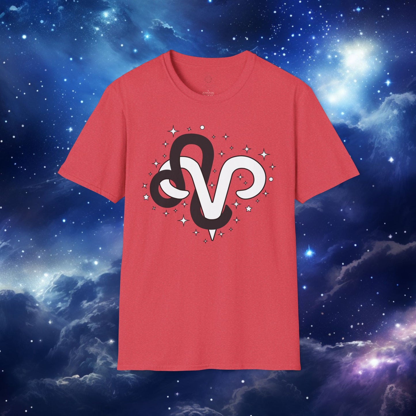 Astrology Symbol Unisex T-Shirt Leo Aries Love Description
