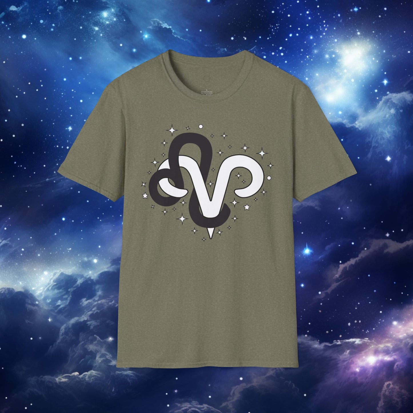 Astrology Symbol Unisex T-Shirt Leo Aries Love Description