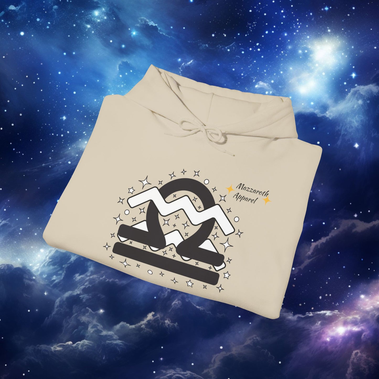 Astrology Zodiac Paring Unisex Hoodie Sweatshirt - Libra Aquarius 2