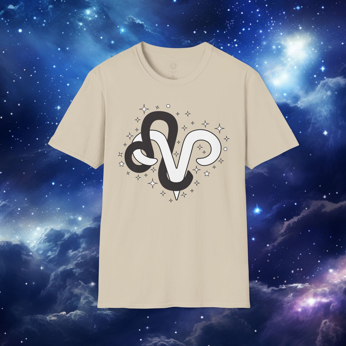 Astrology Symbol Unisex T-Shirt Leo Aries Love Description