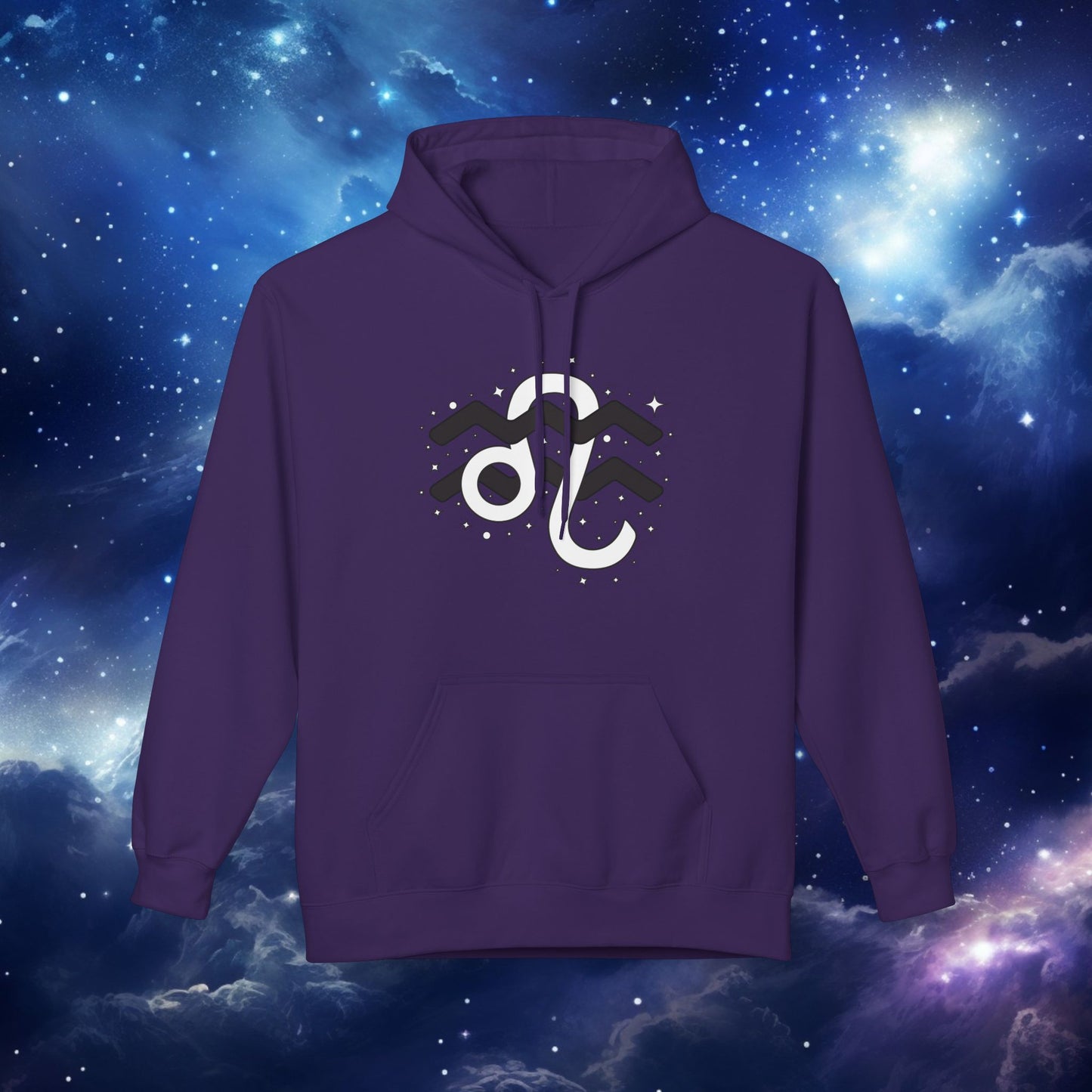 Astrology Zodiac Pairing Hoodie - Aquarius and Leo Love Description
