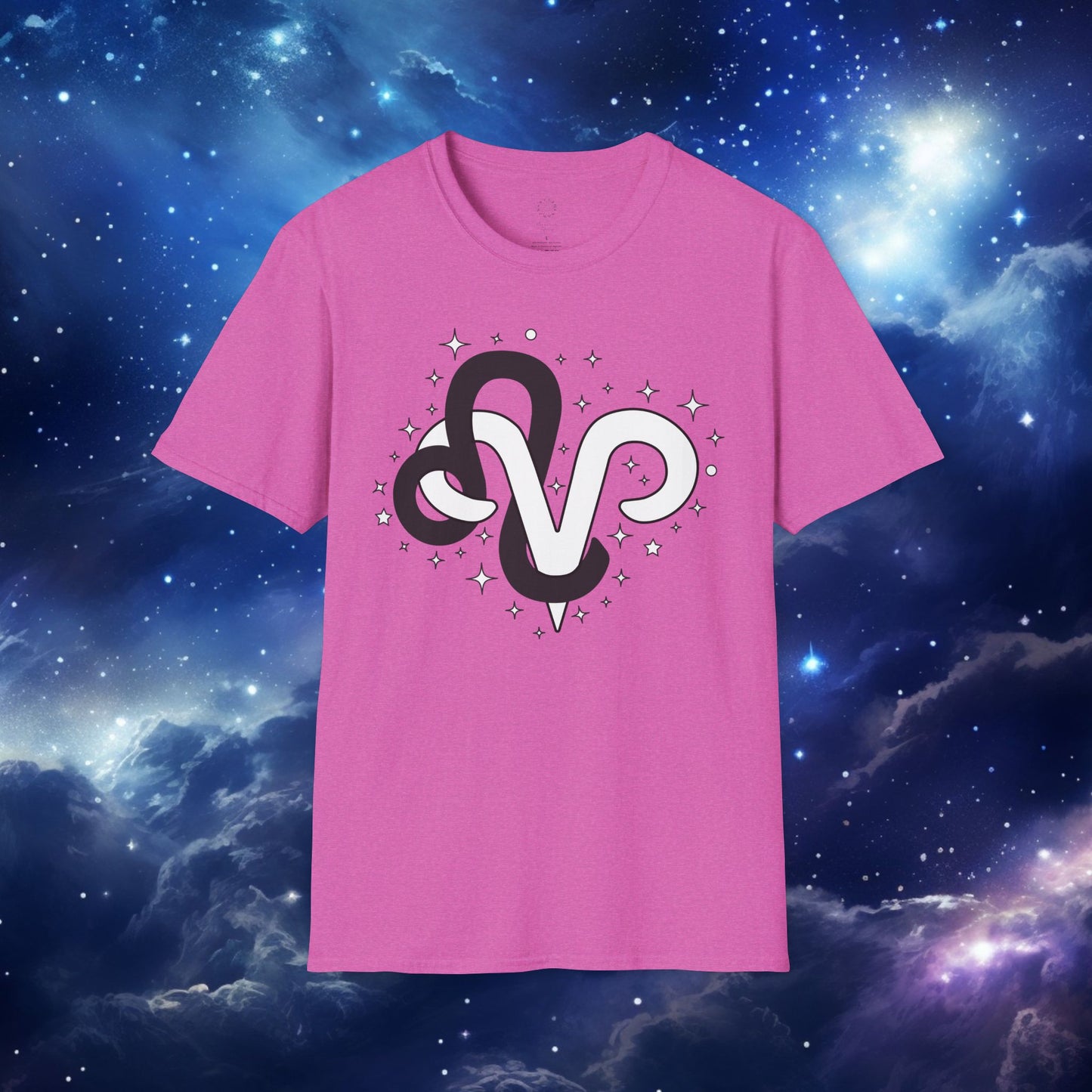 Astrology Symbol Unisex T-Shirt Leo Aries Love Description