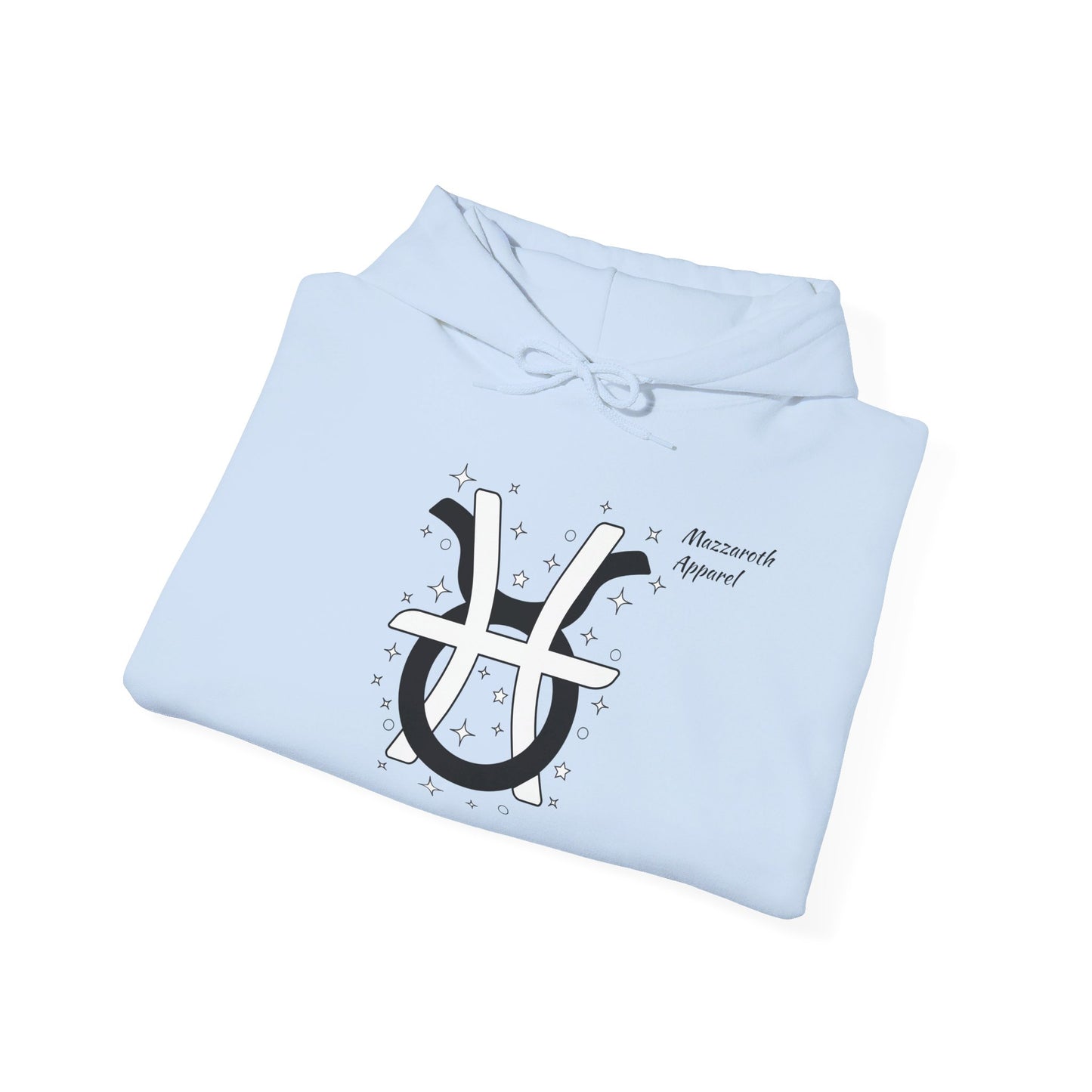 Couples Zodiac Hoodie with Taurus and Pisces Design 2