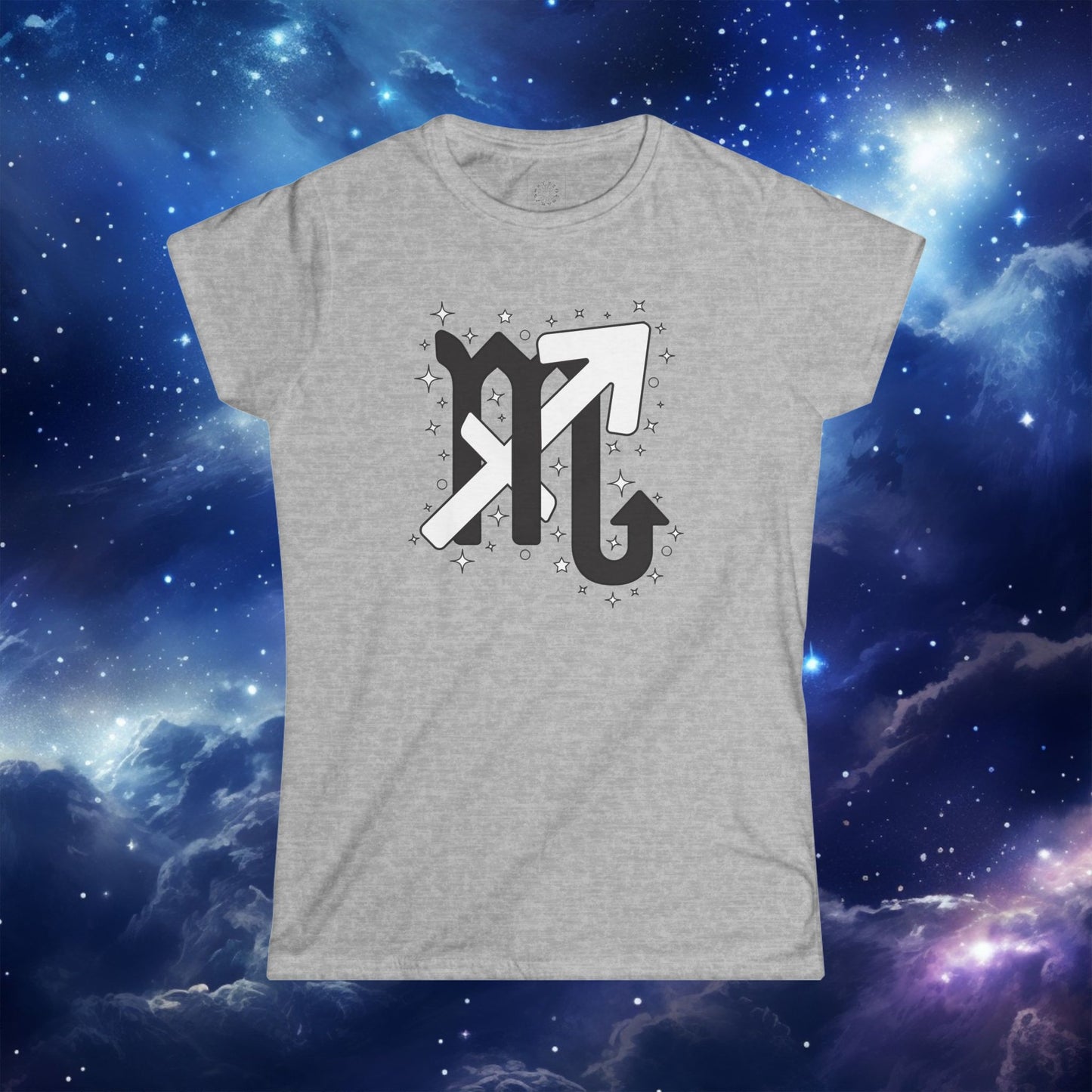 Astrology Zodiac Women's Softstyle Tee Scorpio and Sagittarius with Love Description