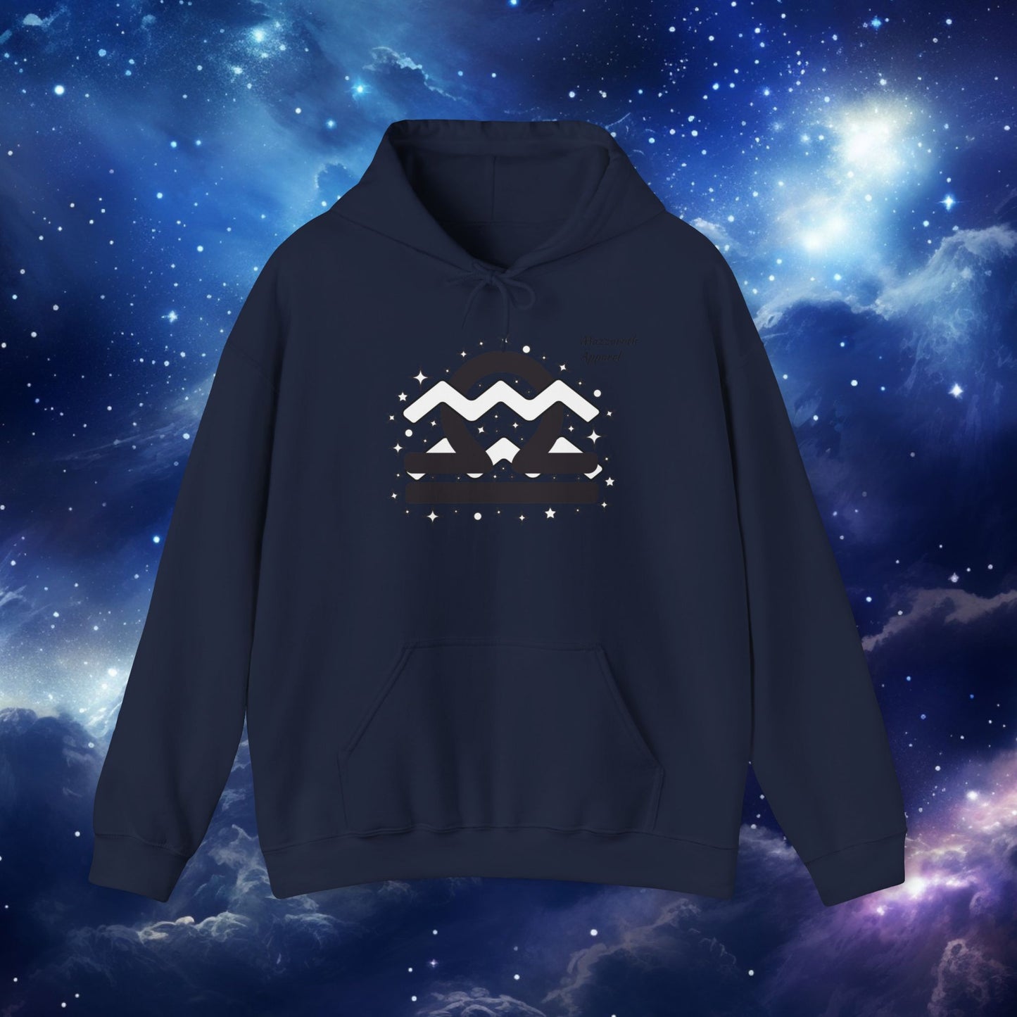 Astrology Zodiac Hoodie - Libra and Aquarius Love Description