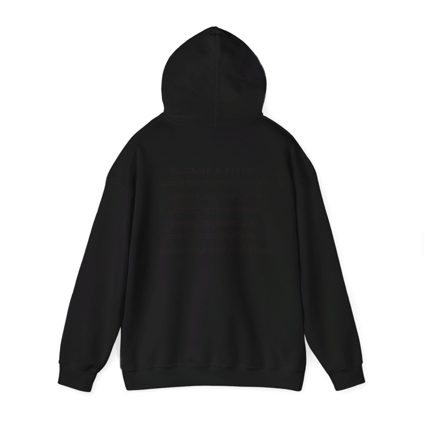 Couples Zodiac Hoodie with Taurus and Pisces Design