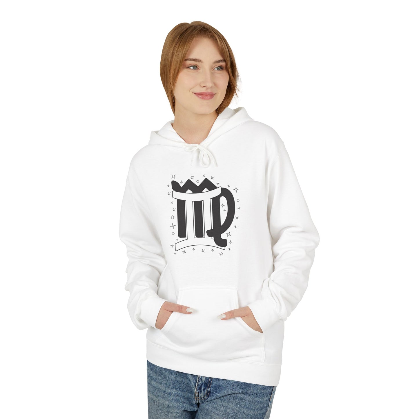 Women's Virgo and Gemini Astrology Zodiac Intertwine Hoodie with Love Description