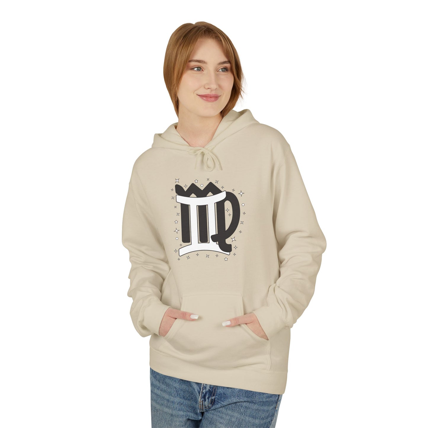 Women's Virgo and Gemini Astrology Zodiac Intertwine Hoodie with Love Description