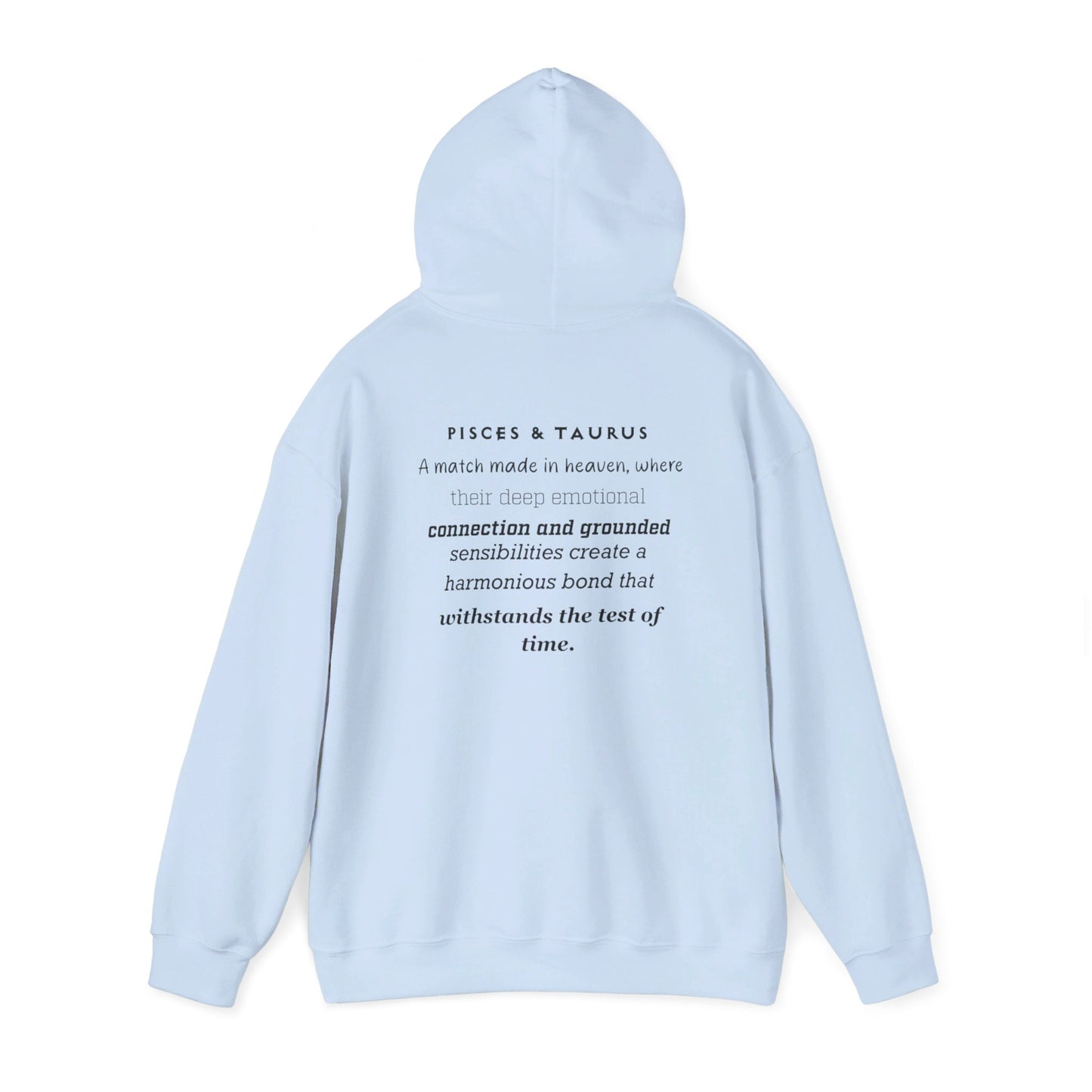 Zodiac Hoodie with Pisces and Taurus Design
