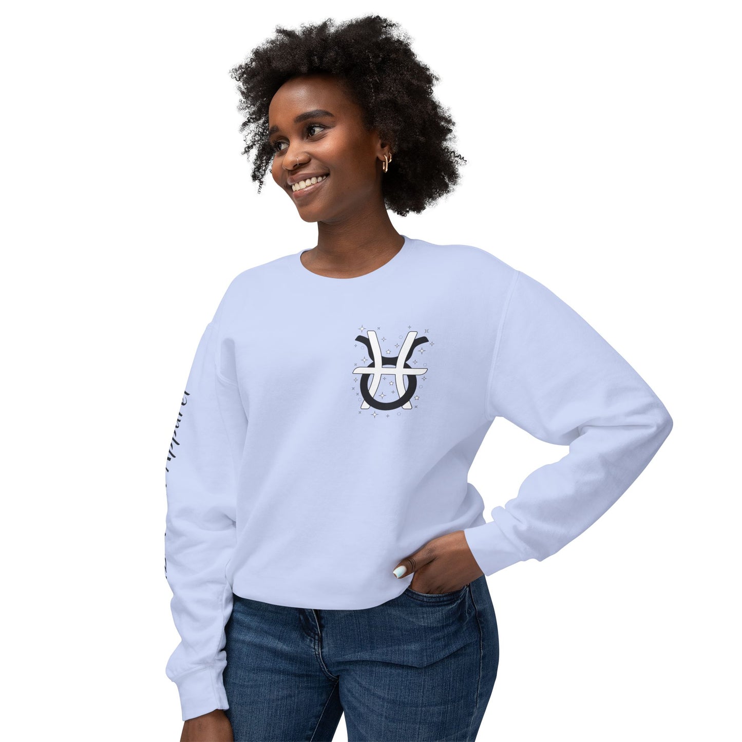 Astrology Unisex Sweatshirt - Taurus/Pisces Love Symbols