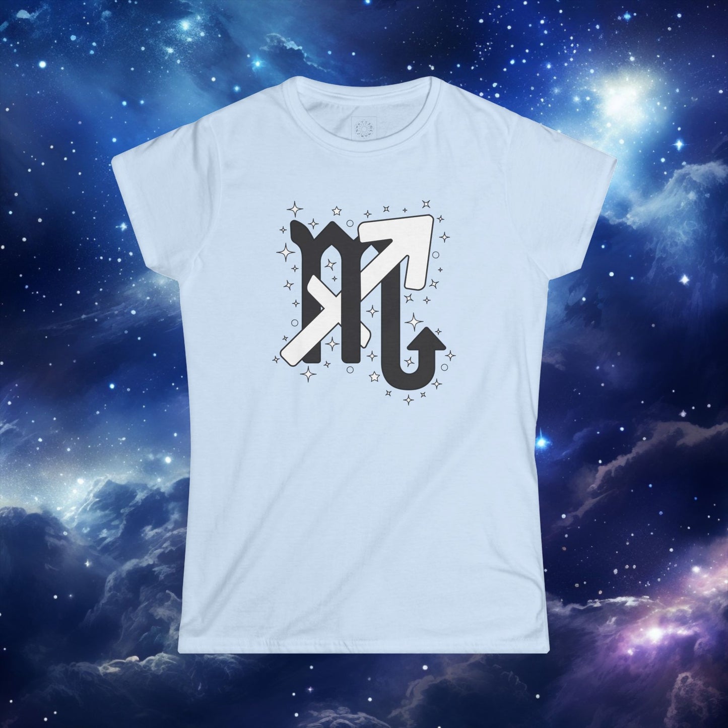 Astrology Zodiac Women's Softstyle Tee Scorpio and Sagittarius with Love Description