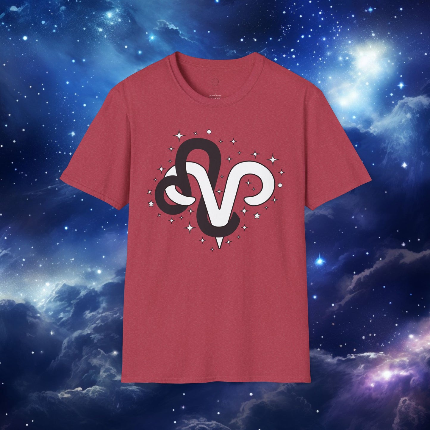Astrology Symbol Unisex T-Shirt Leo Aries Love Description