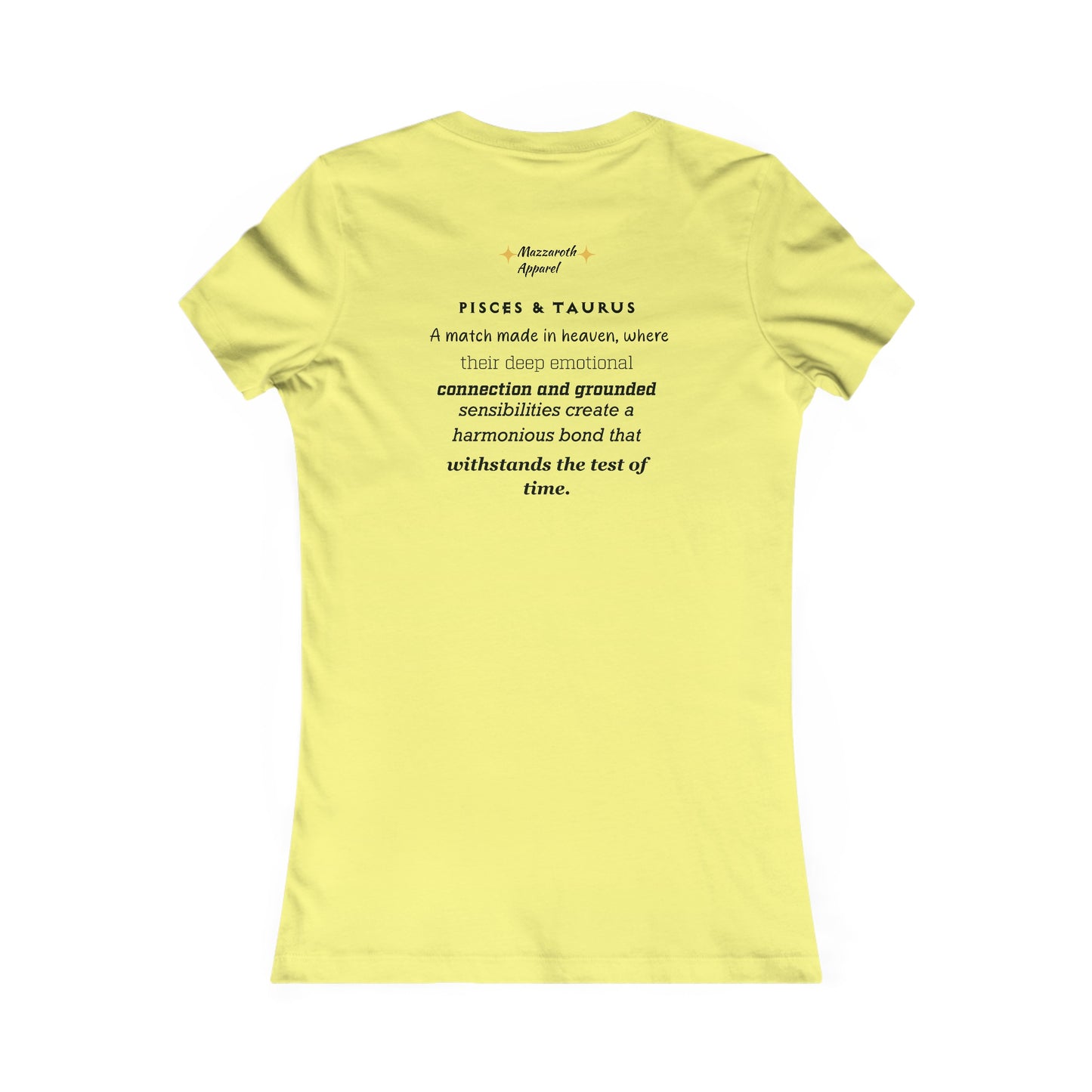 Women's Favorite Tee Pisces/Taurus Couples Shirt 2