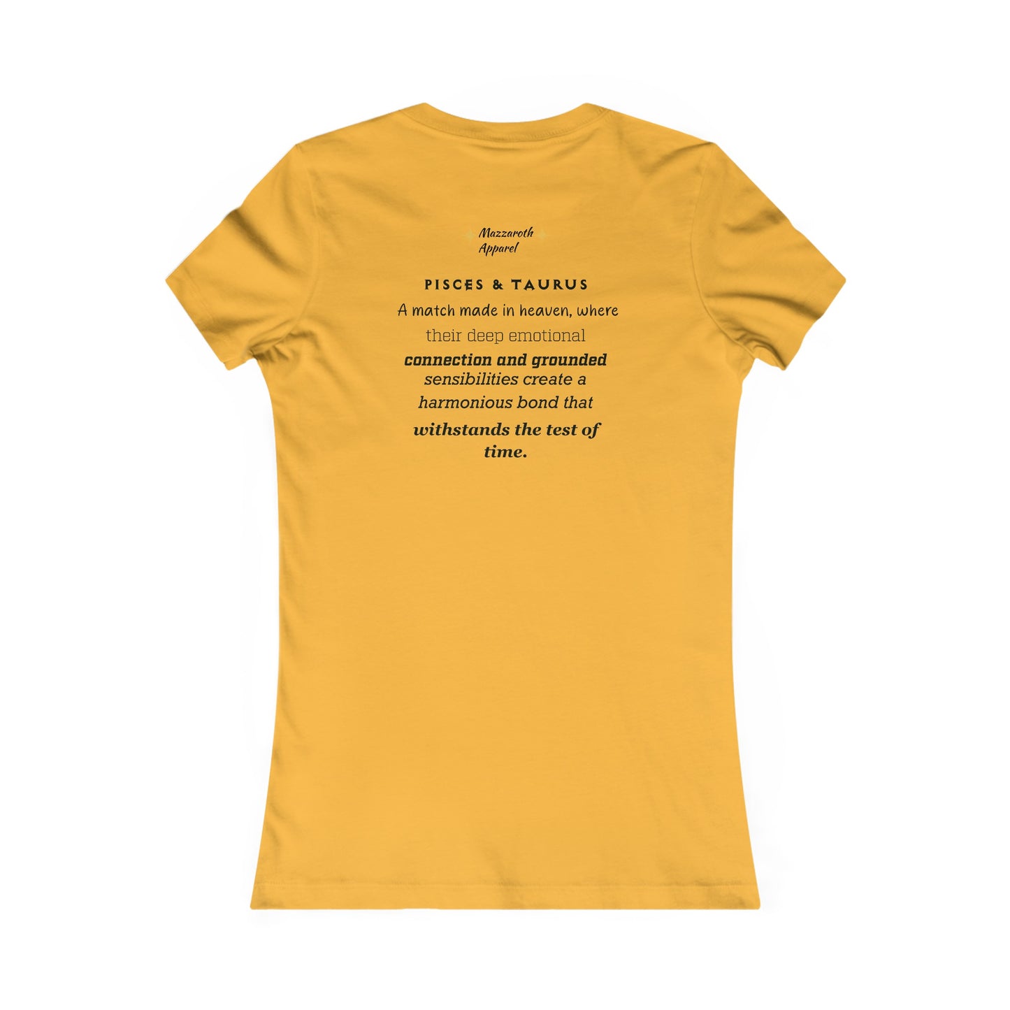 Women's Favorite Tee Pisces/Taurus Couples Shirt 2