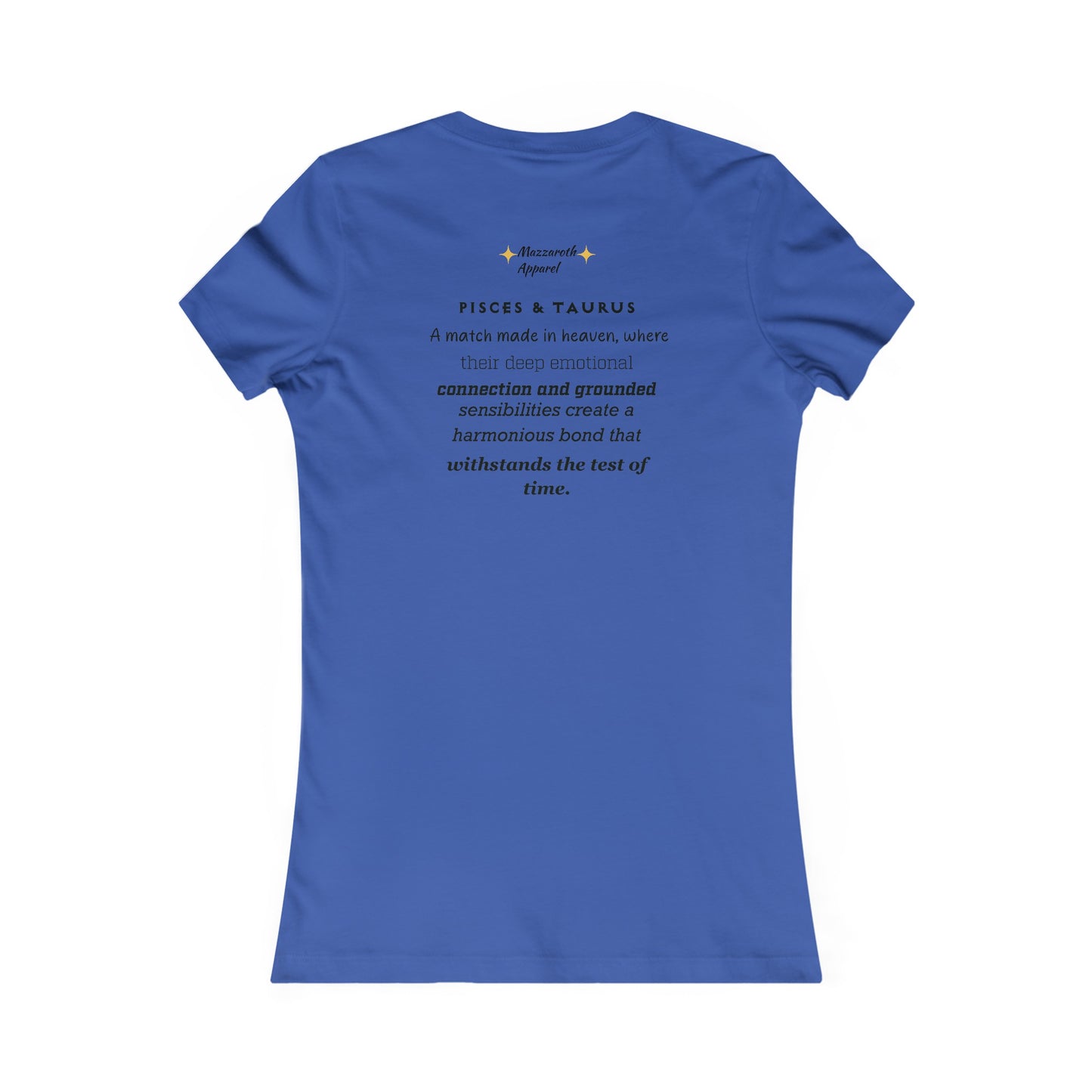 Women's Favorite Tee Pisces/Taurus Couples Shirt 2