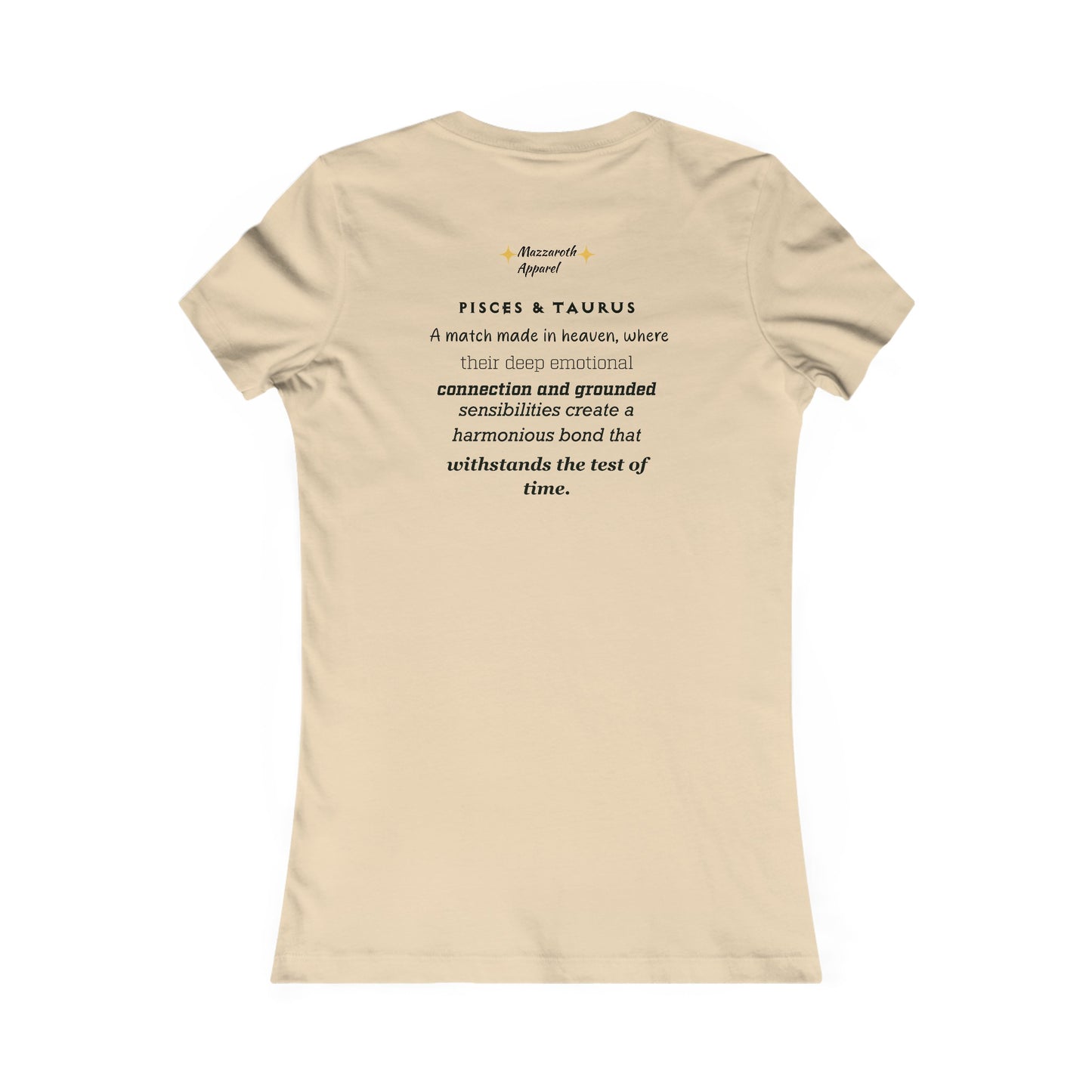 Women's Favorite Tee Pisces/Taurus Couples Shirt 2