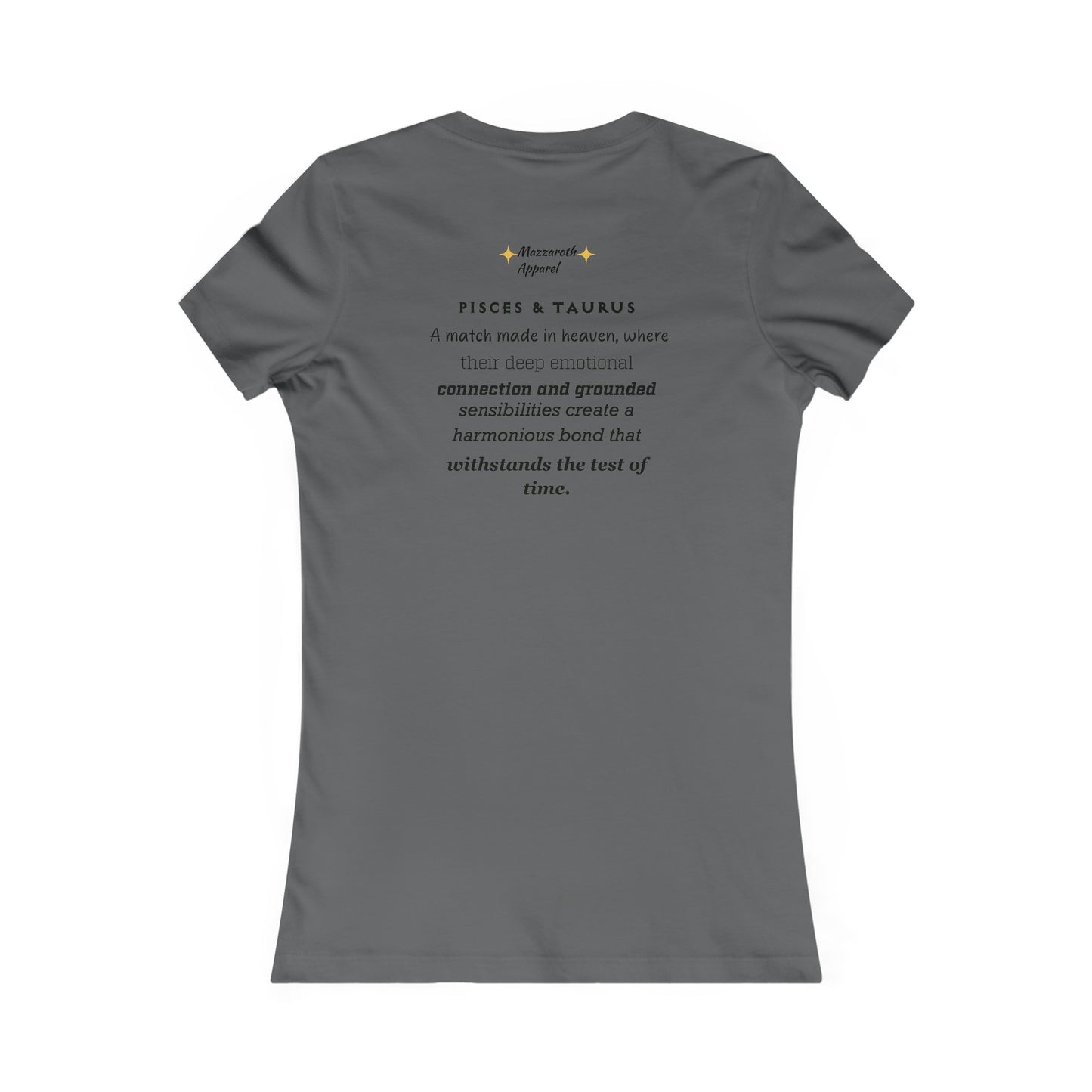 Women's Favorite Tee Pisces/Taurus Couples Shirt 2