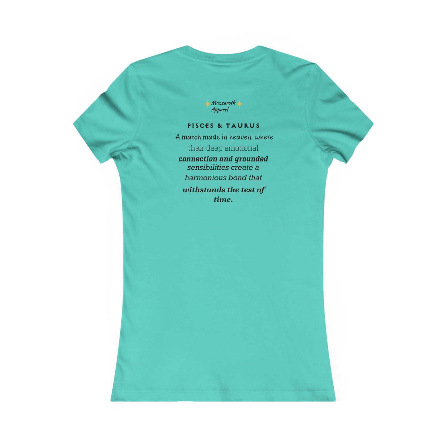Women's Favorite Tee Pisces/Taurus Couples Shirt 2