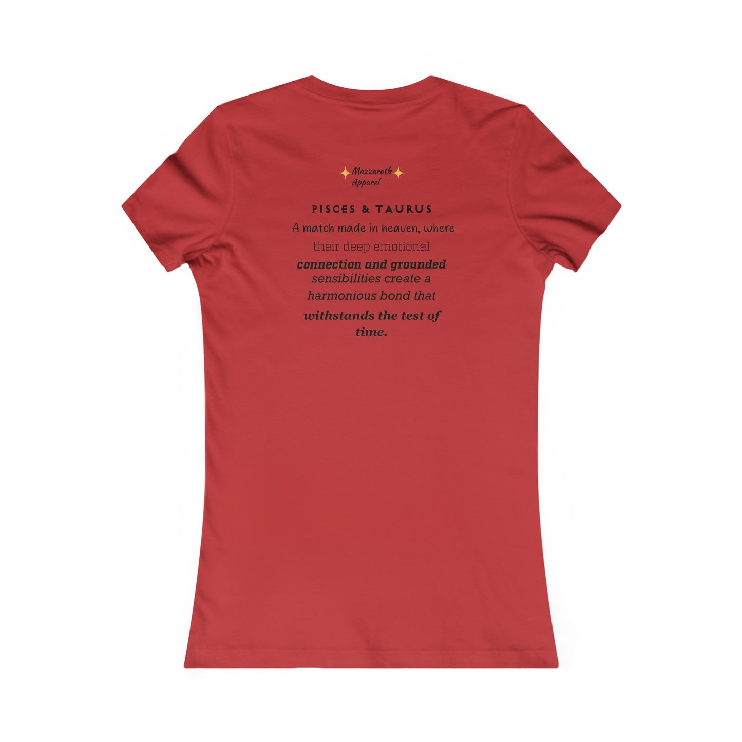 Women's Favorite Tee Pisces/Taurus Couples Shirt 2