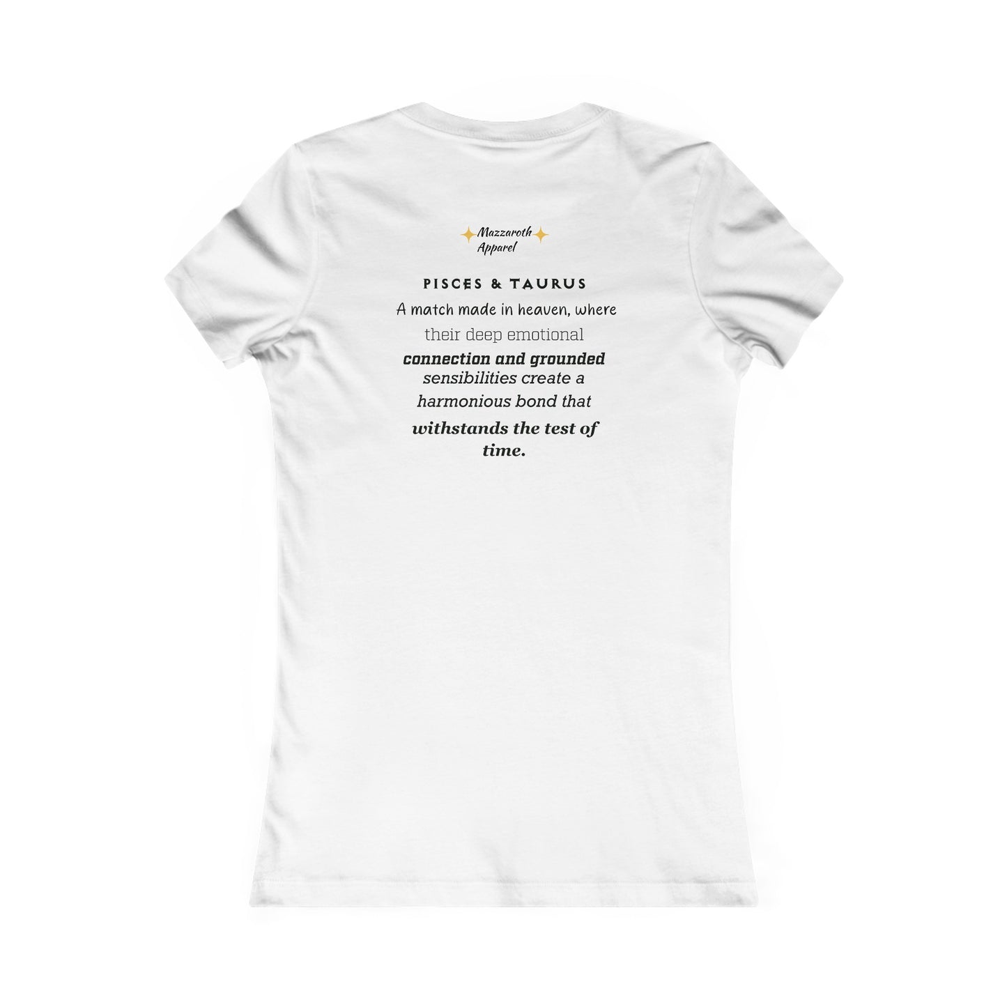 Women's Favorite Tee Pisces/Taurus Couples Shirt 2