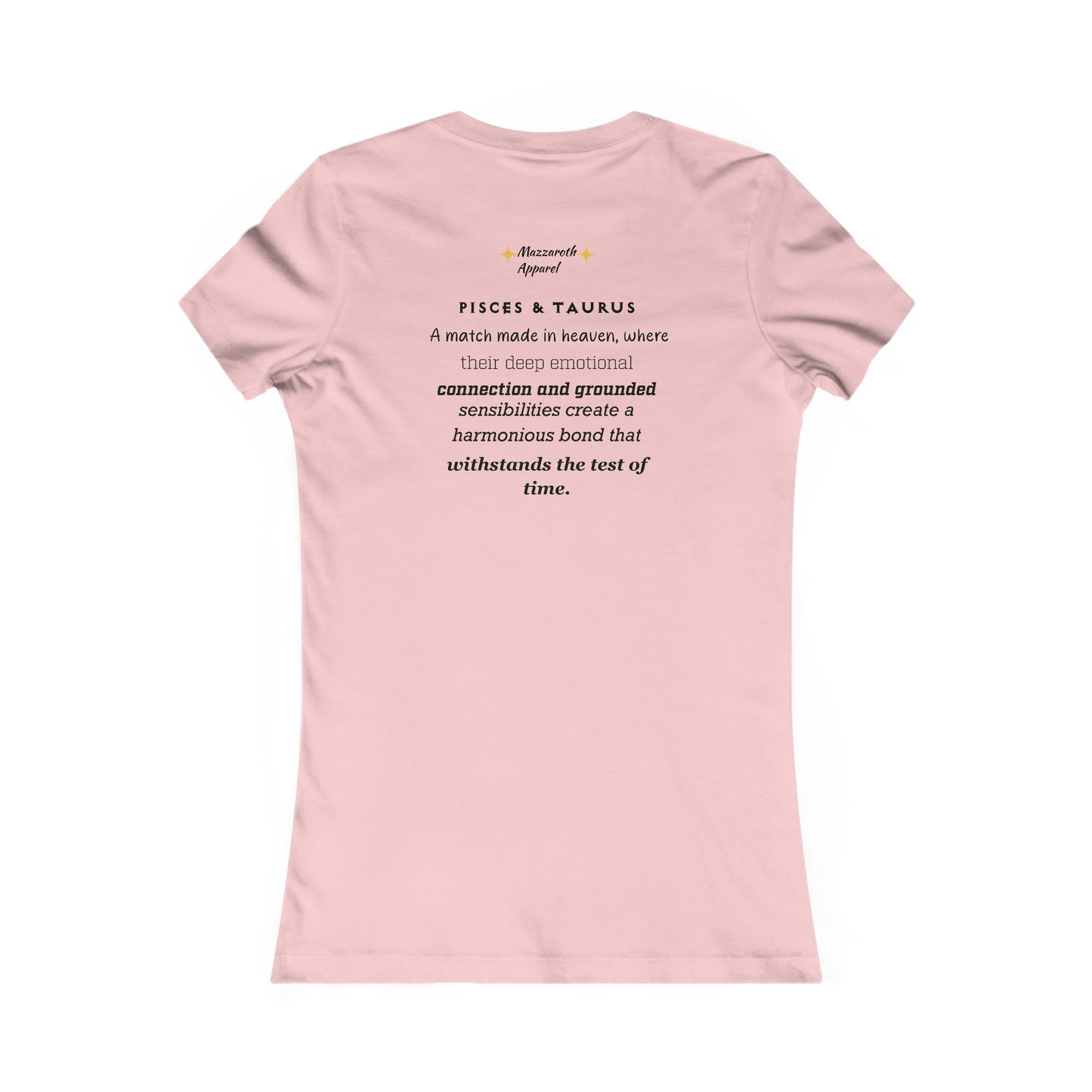 Women's Favorite Tee Pisces/Taurus Couples Shirt 2