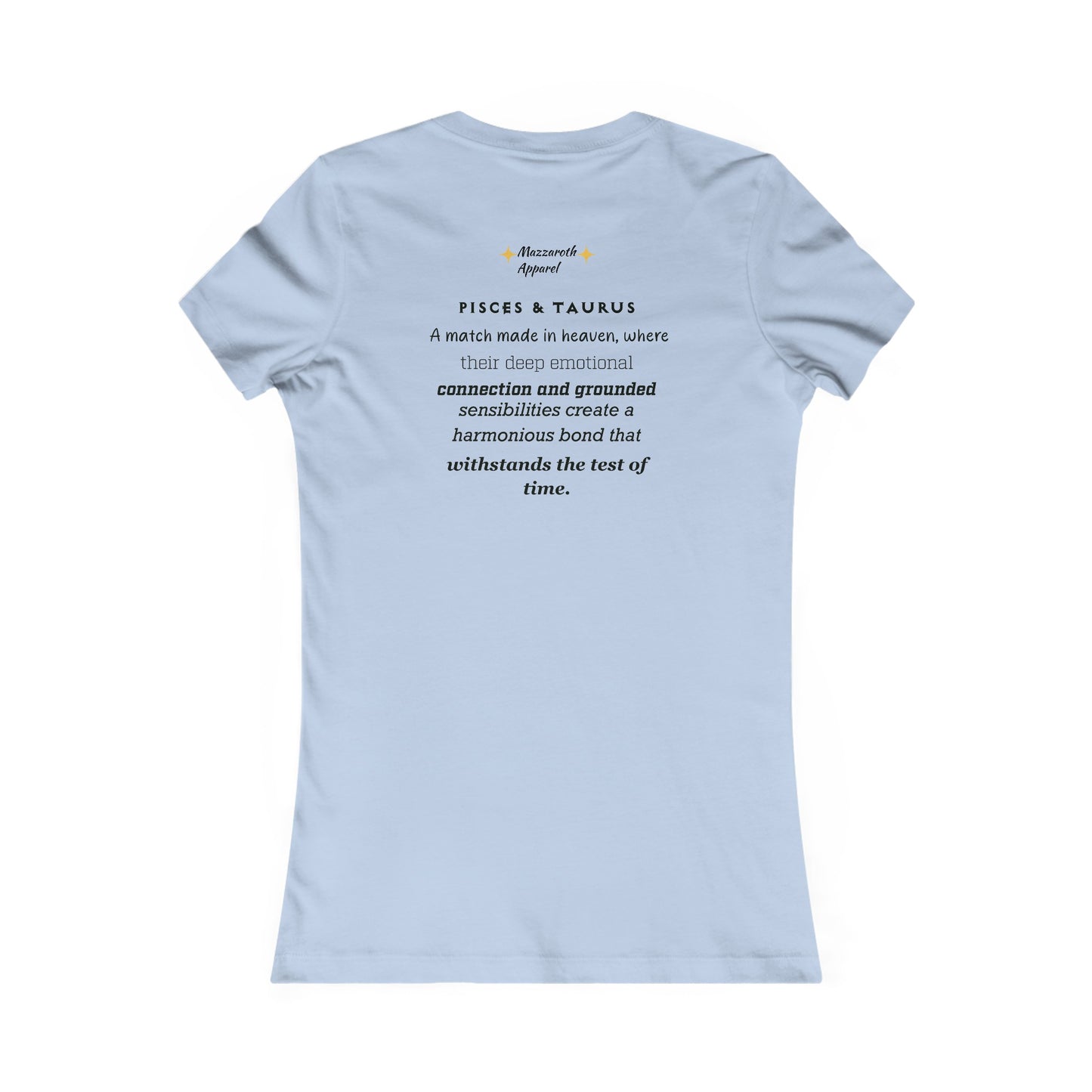 Women's Favorite Tee Pisces/Taurus Couples Shirt 2