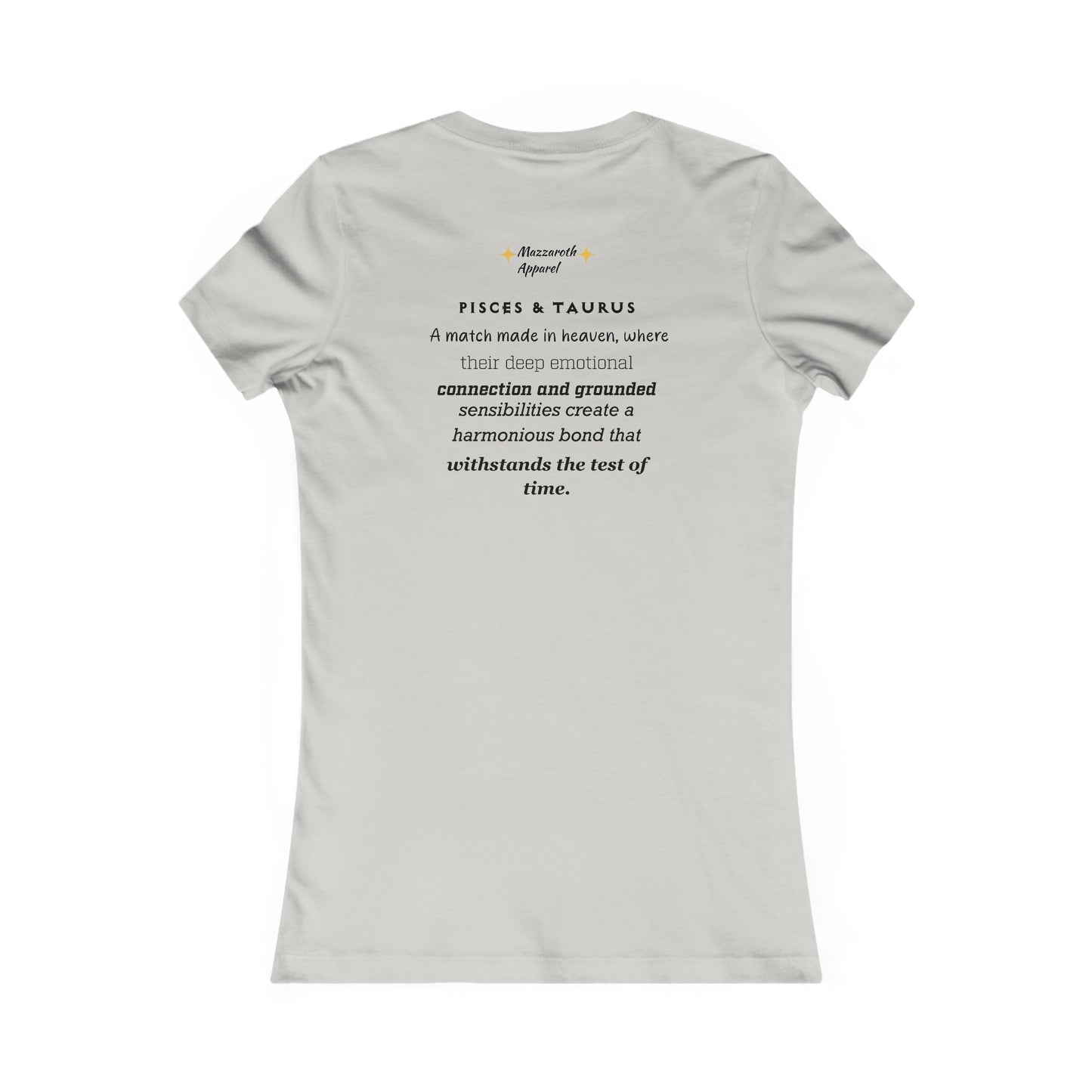 Women's Favorite Tee Pisces/Taurus Couples Shirt 2