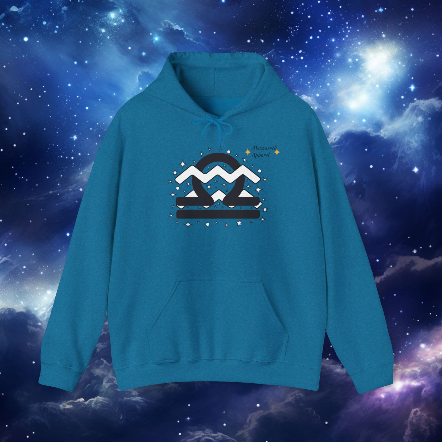 Astrology Zodiac Paring Unisex Hoodie Sweatshirt - Libra Aquarius 2