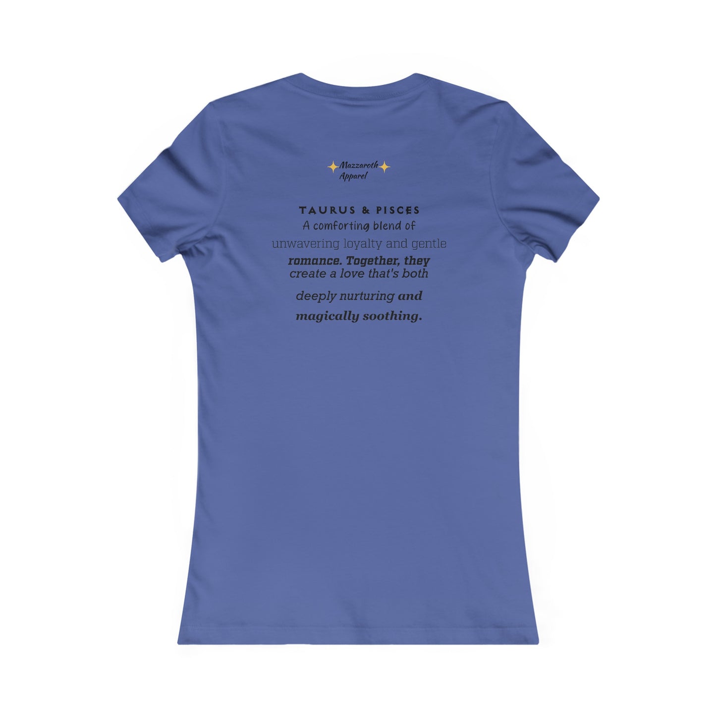 Women's Favorite Tee Taurus/Pisces Couples Shirt 2