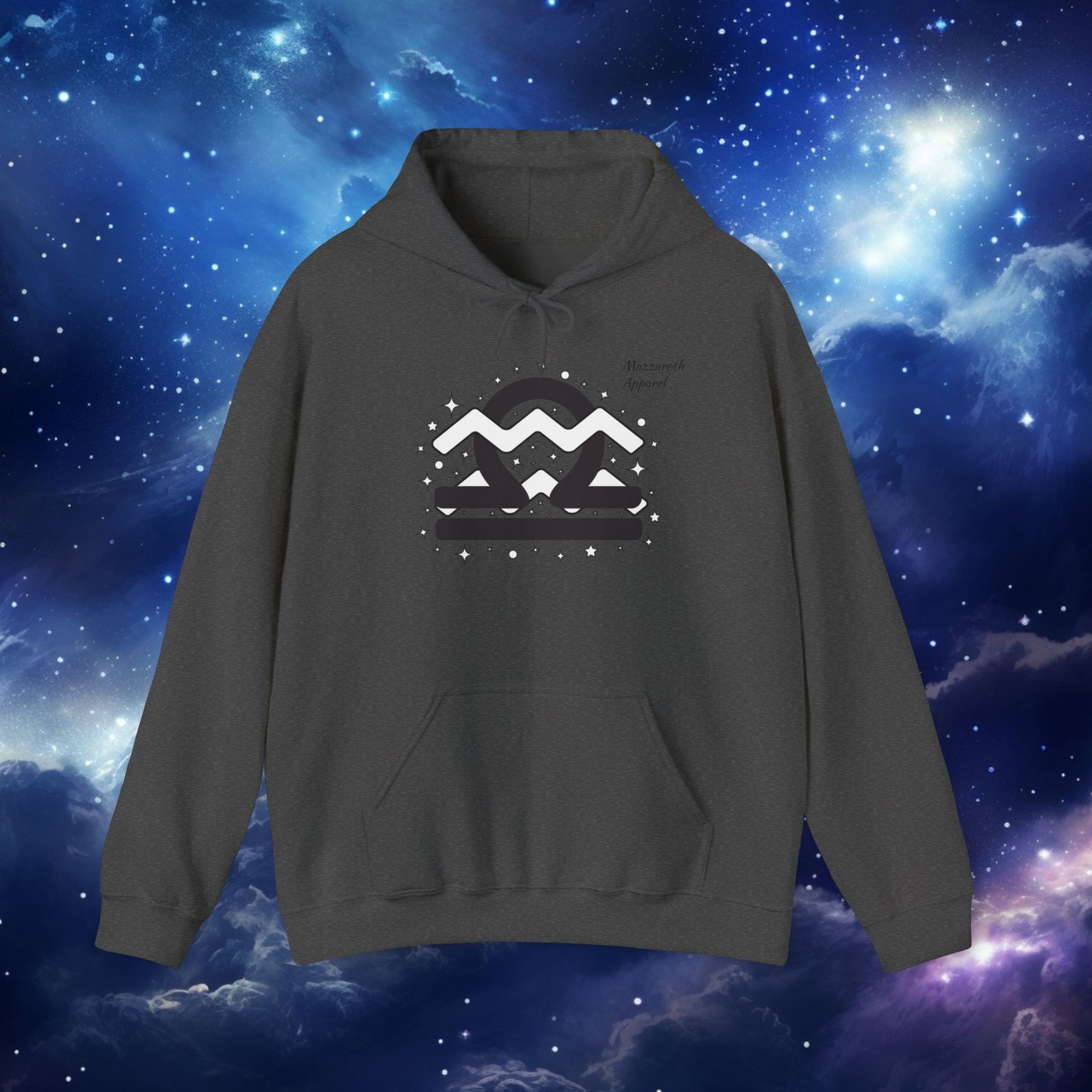 Astrology Zodiac Hoodie - Libra and Aquarius Love Description