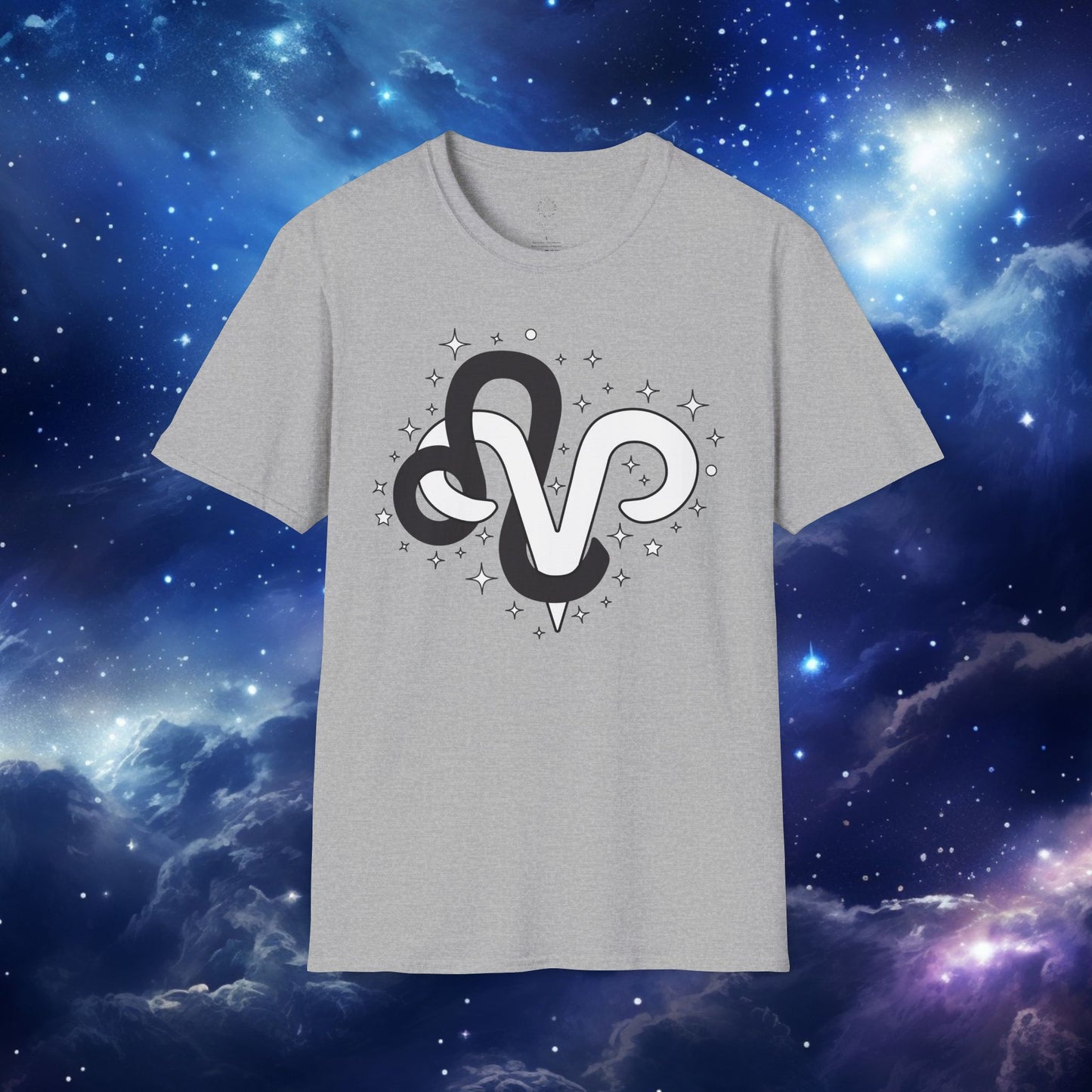 Astrology Symbol Unisex T-Shirt Leo Aries Love Description