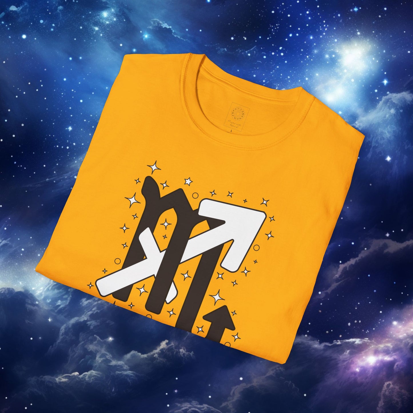 Astrology Zodiac Unisex Softstyle T-Shirt Scorpio and Sagittarius with Love Description
