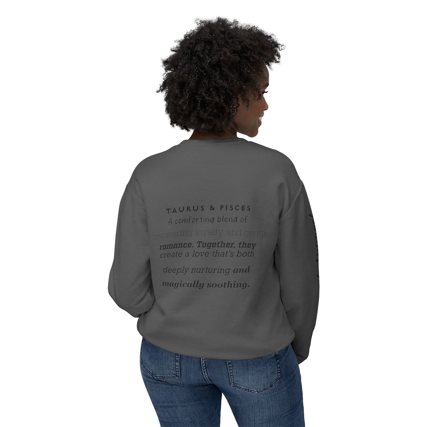 Astrology Unisex Sweatshirt - Taurus/Pisces Love Symbols