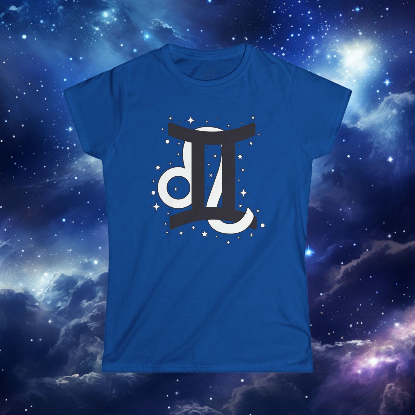 Astrology Zodiac Women's Softstyle Tee Gemini And Leo With Love Description On Back