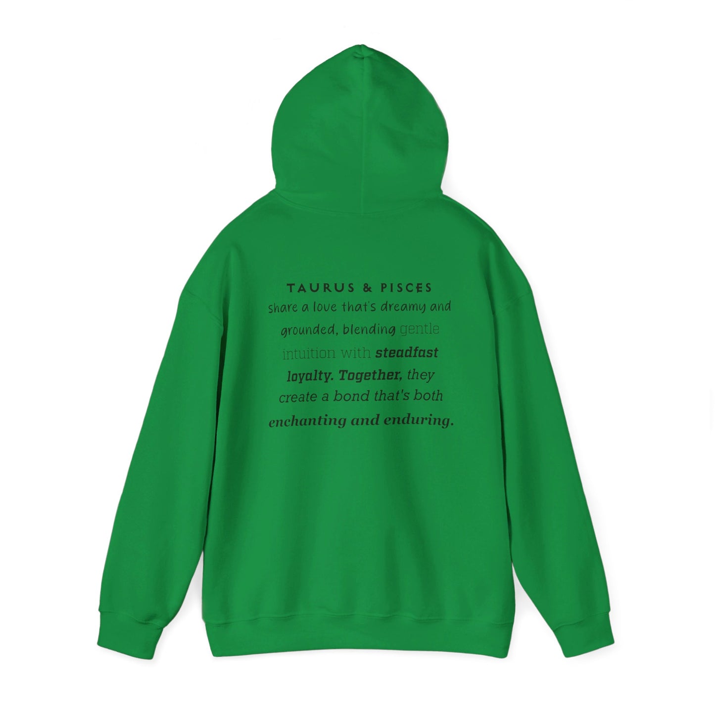 Zodiac Hoodie with Taurus and Pisces Design 2