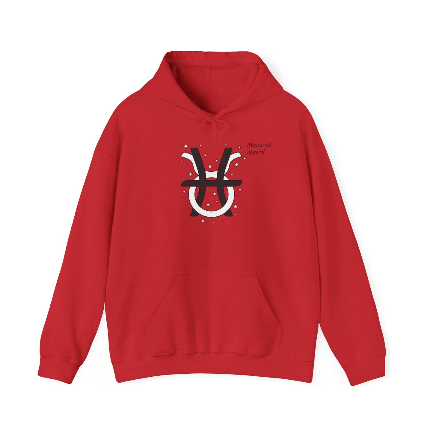 Couples Zodiac Hoodie with Pisces and Taurus Design 2