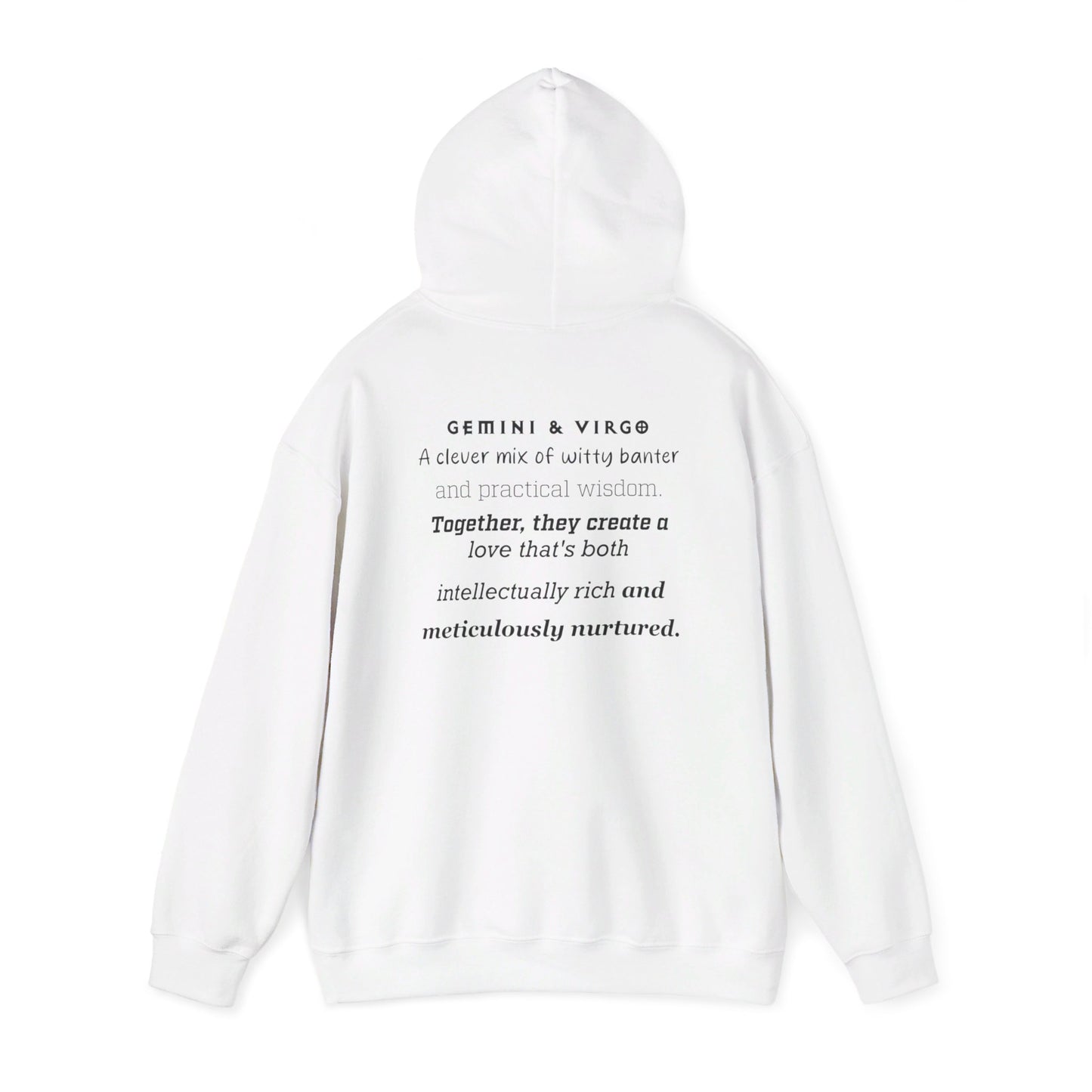 Astrology Love Gemini Virgo Hoodie Sweatshirt