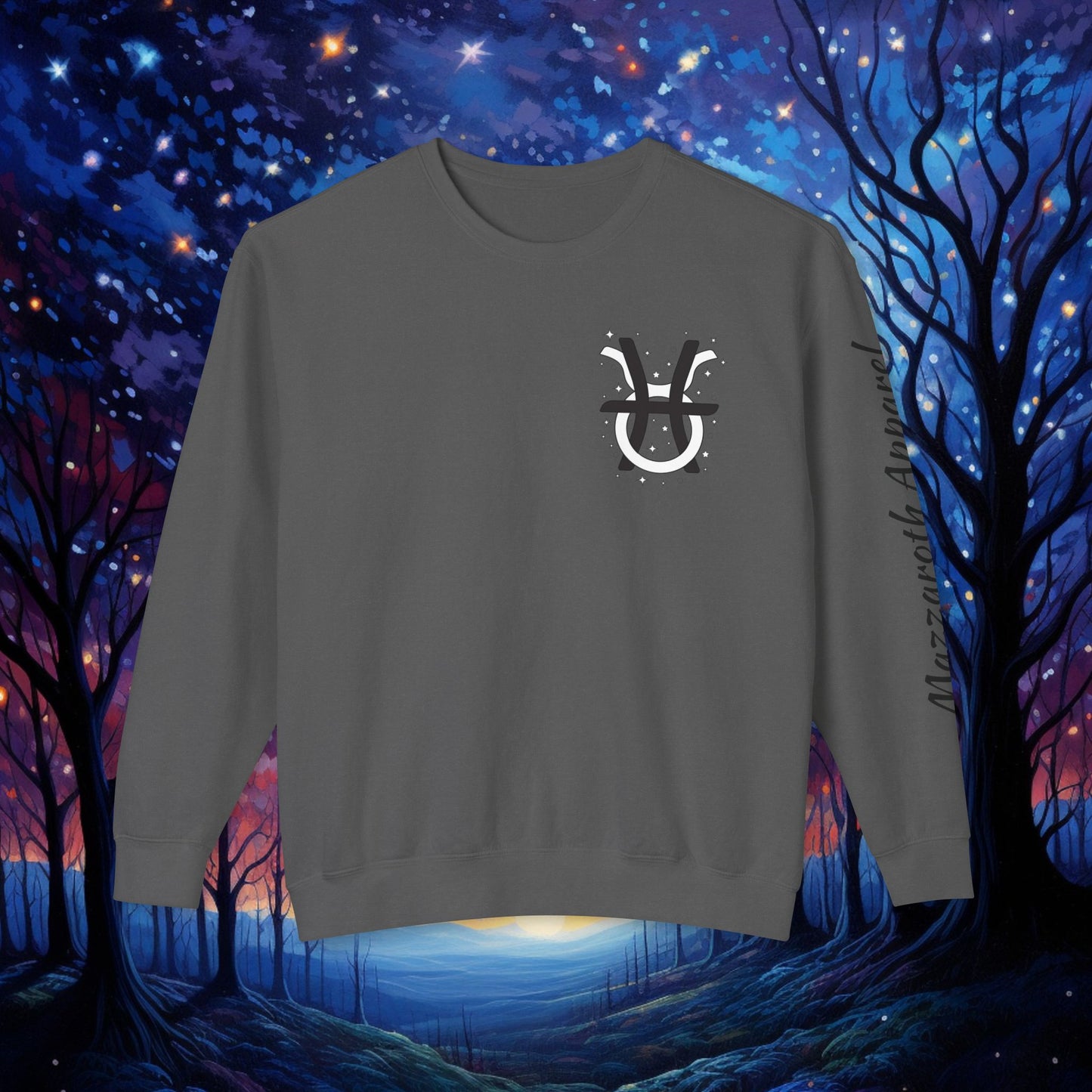 Astrology Unisex Sweatshirt - Pisces Taurus Love Symbols