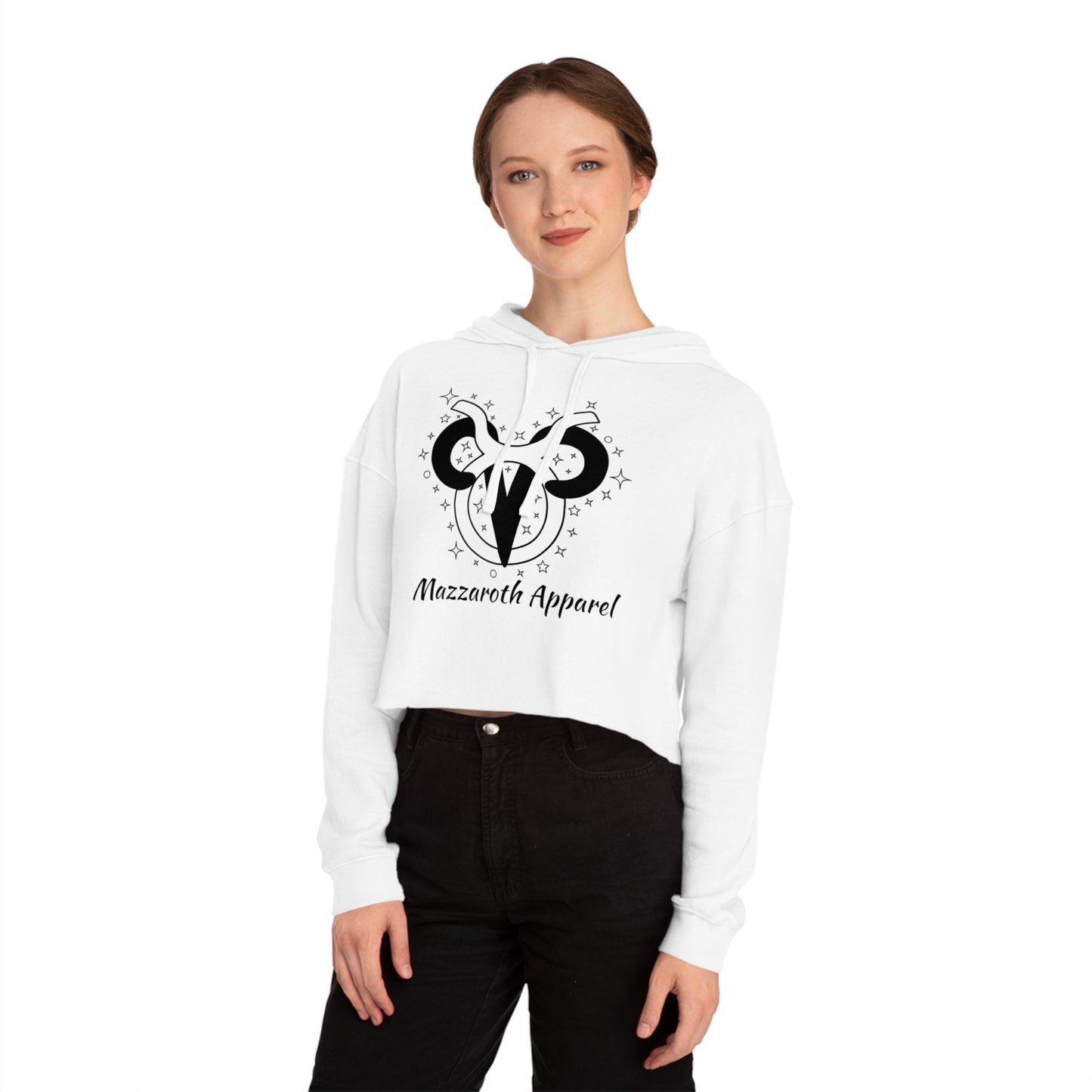 Cropped Hoodie Aries and Taurus Love Description Sweatshirt 2