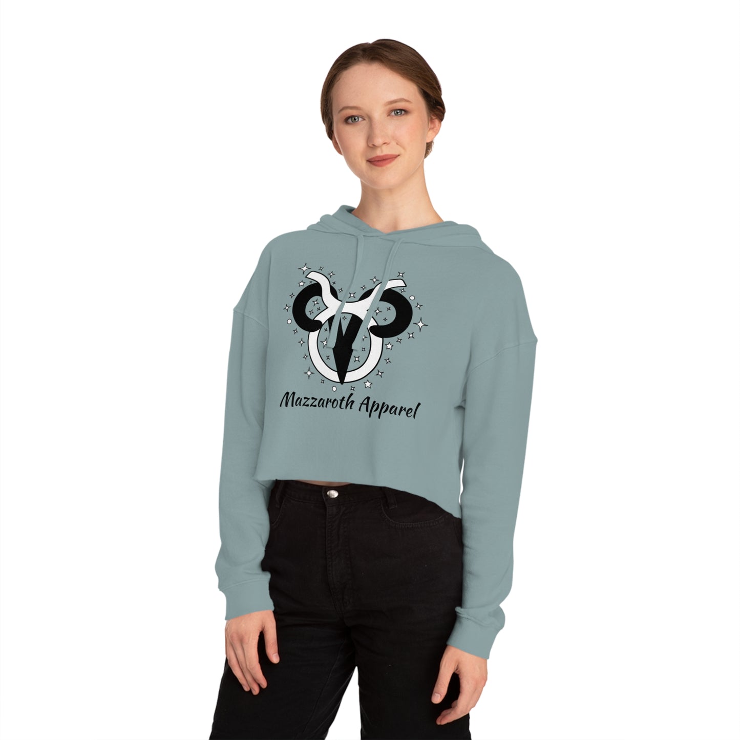 Cropped Hoodie Aries and Taurus Love Description Sweatshirt